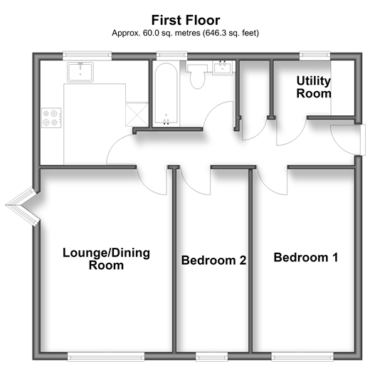 Blackthorns Hurstpierpoint, Hassocks floorplan