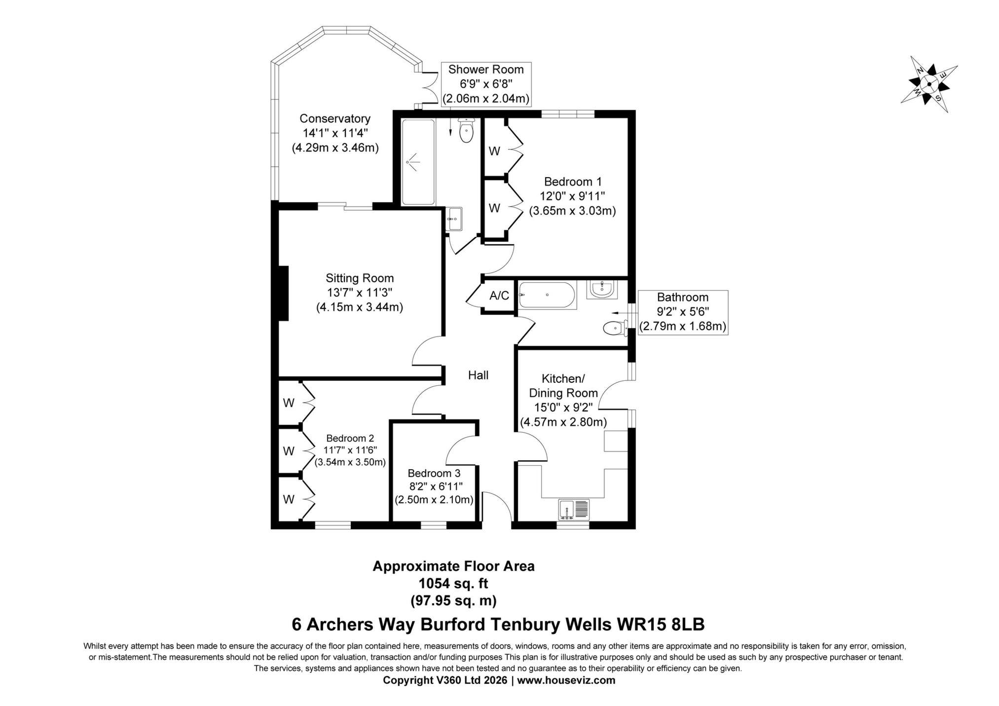 Archers Way, Tenbury Wells floorplan