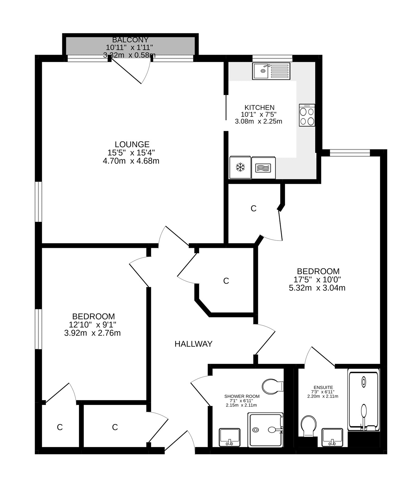Flat 37, Darroch Gate, Coupar Angus Road, Blairgowrie PH10, 2 bedroom