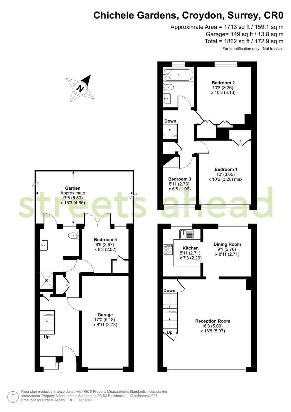 4, Chichele Gardens, Surrey floorplan