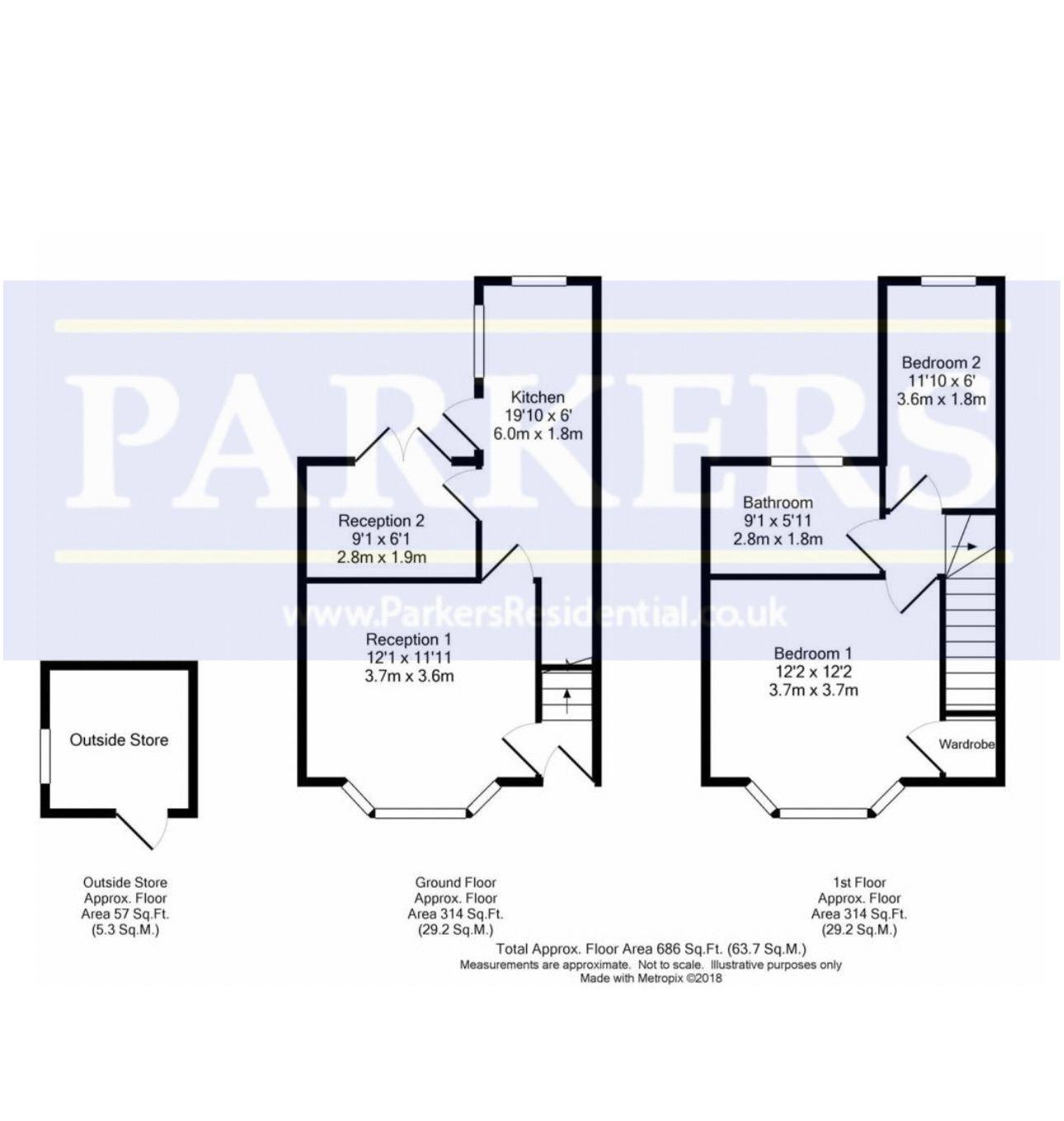 63a, Risingholme Road, Harrow floorplan
