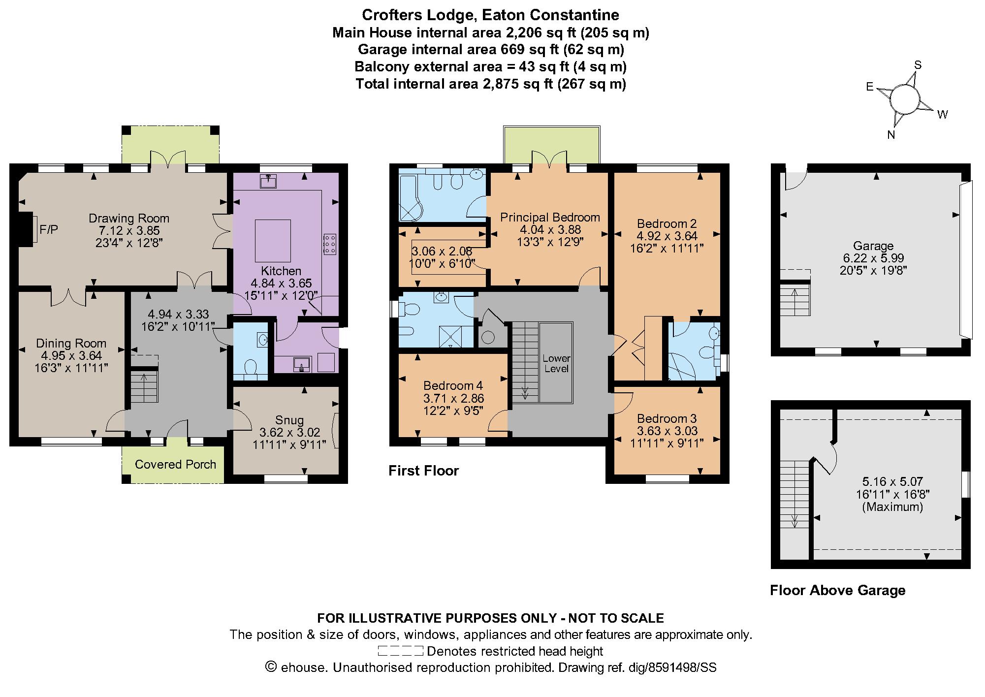 Crofters Lodge,, Eaton Constantine, Shrewsbury floorplan