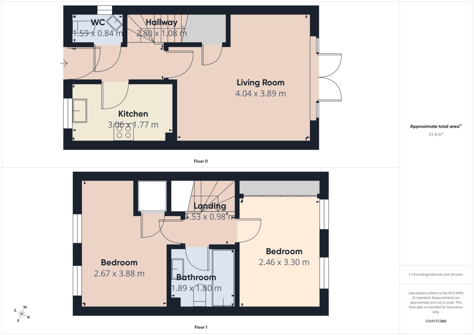 136, Barley Fields, Bristol floorplan