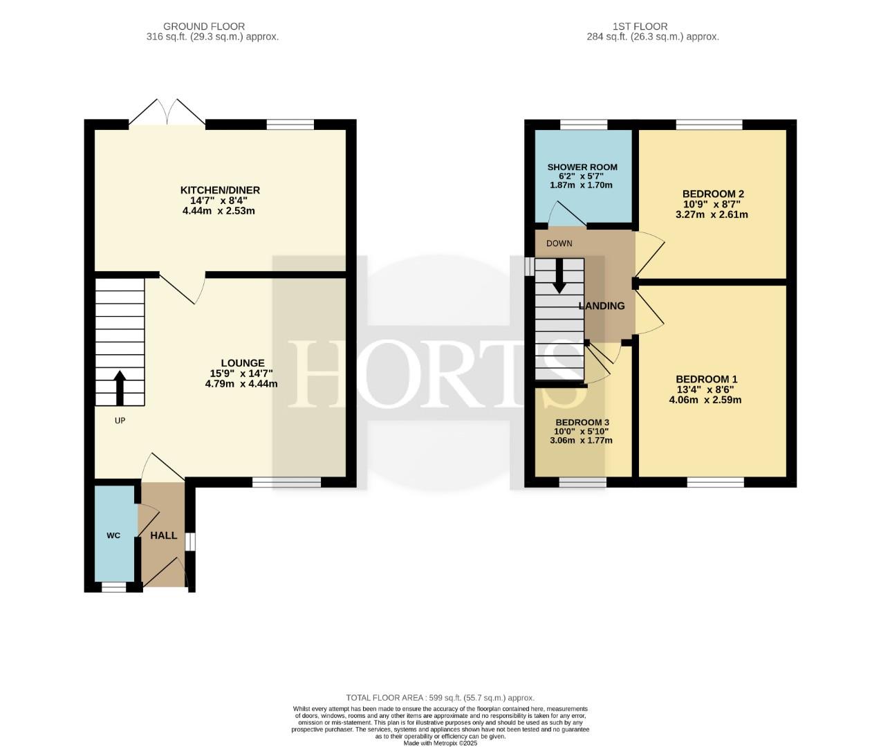 9, Ripon Close, Northampton floorplan