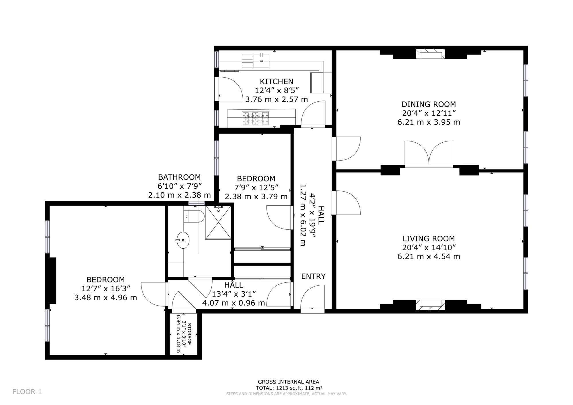 2 Woodstock Close, Oxford floorplan