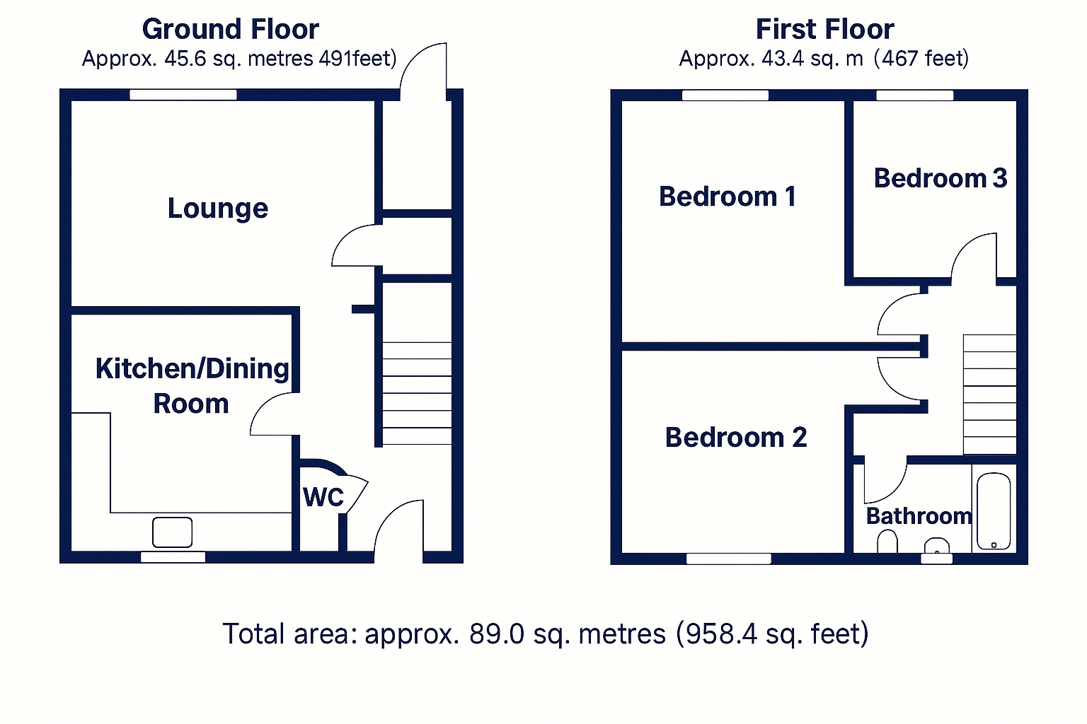 21, Rawlinson Road, Warwickshire floorplan