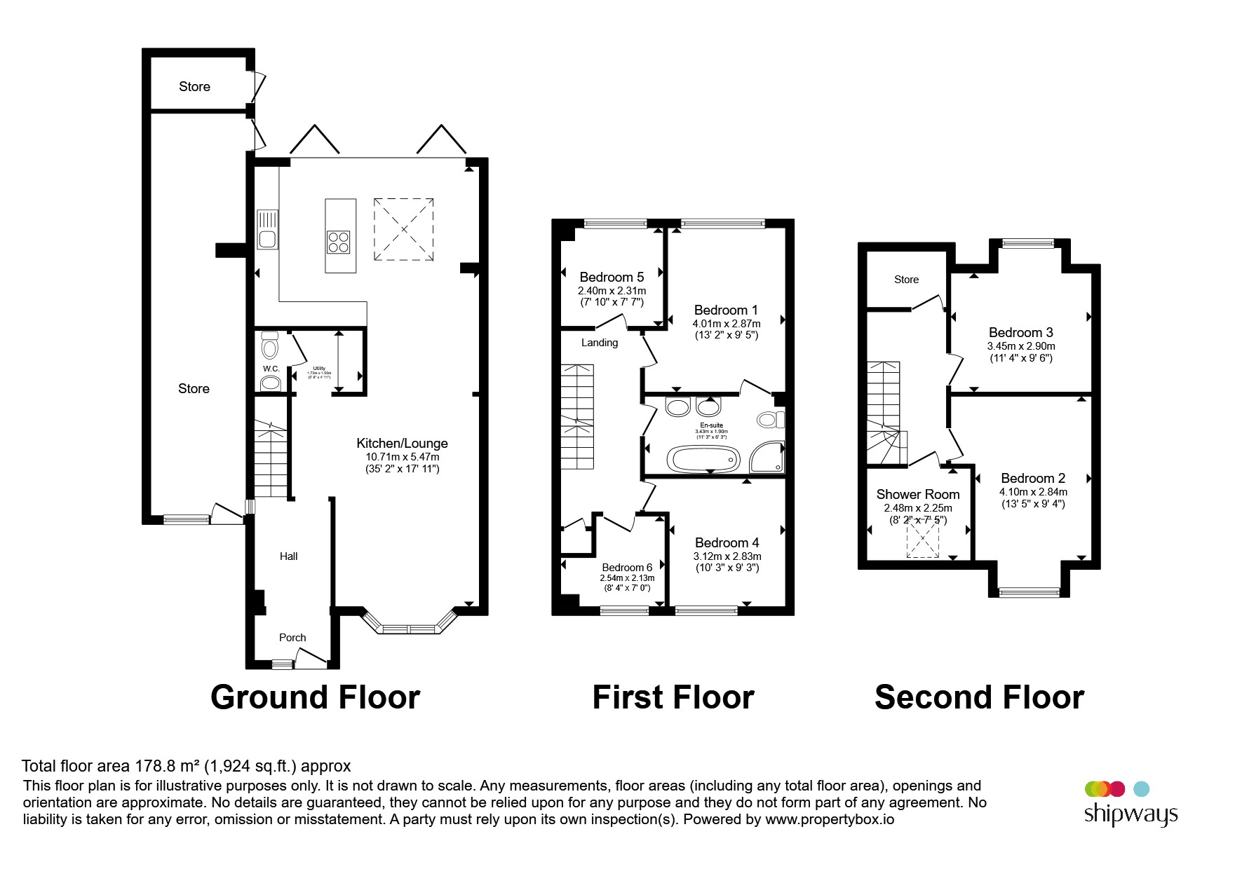 45, Scholars Close, Birmingham floorplan