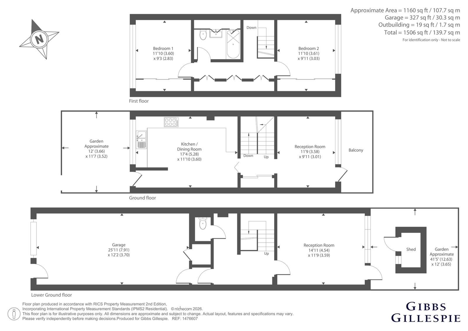 35, Sanctuary Close, Uxbridge floorplan