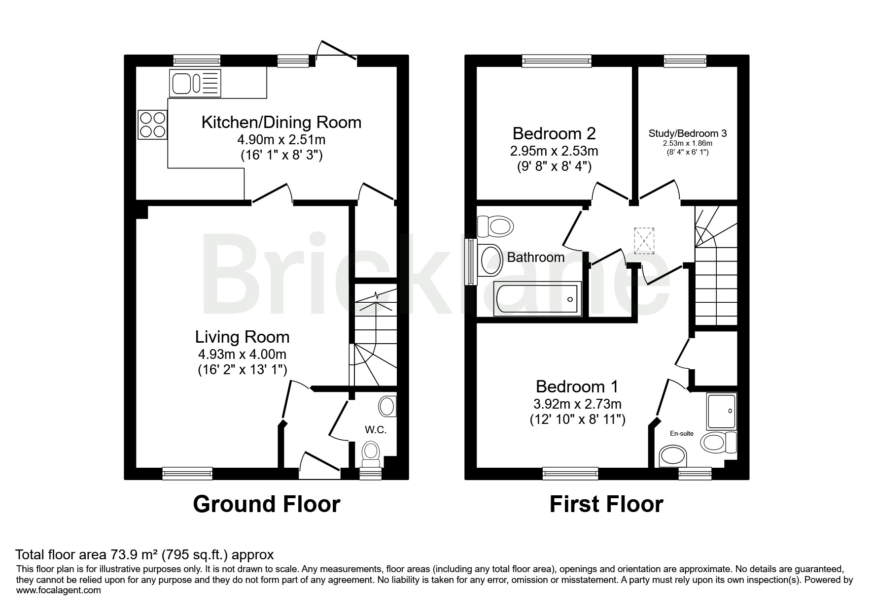 26, Gabriel Way, WELLINGBOROUGH floorplan