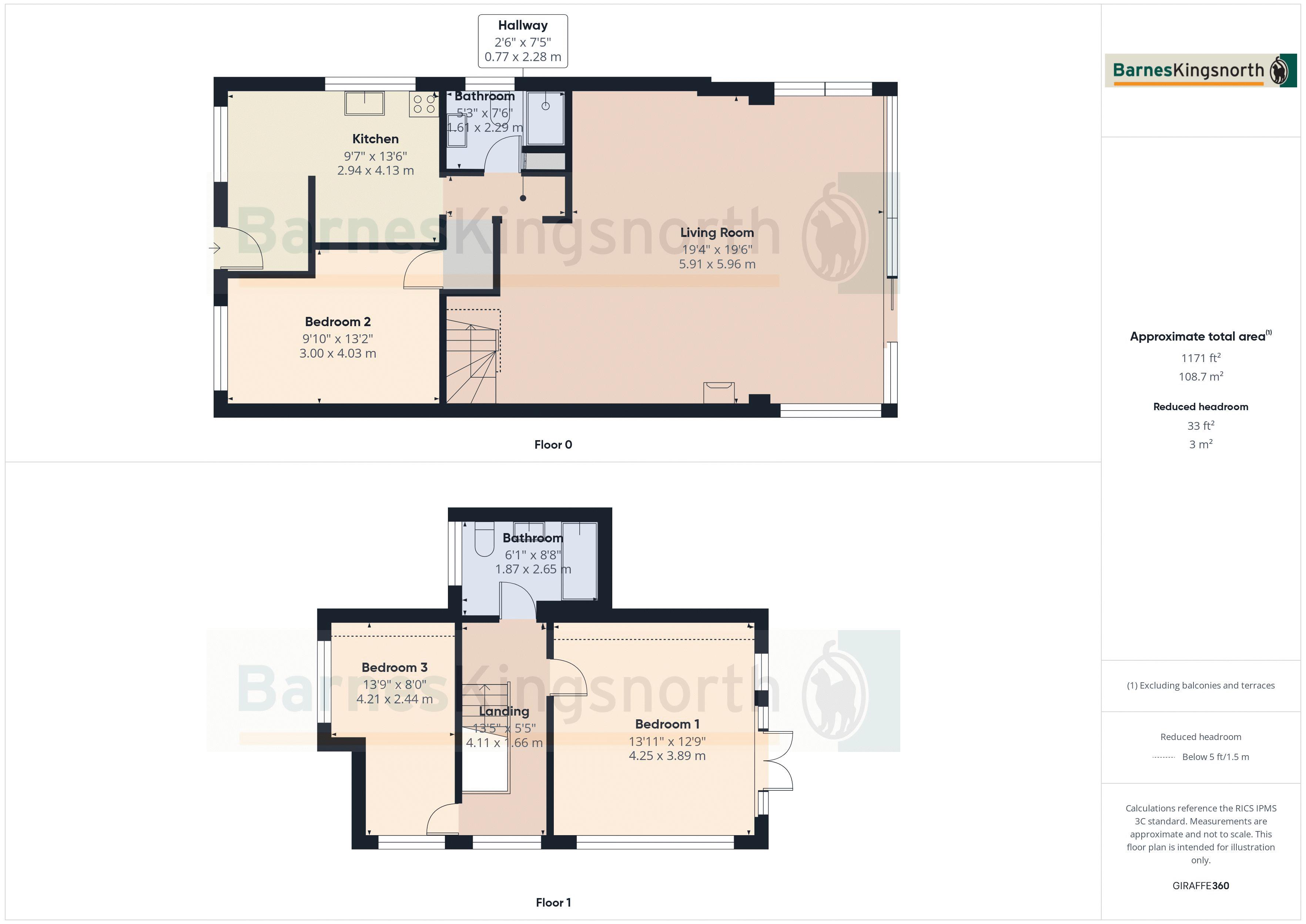 176, Coast Road, Pevensey floorplan