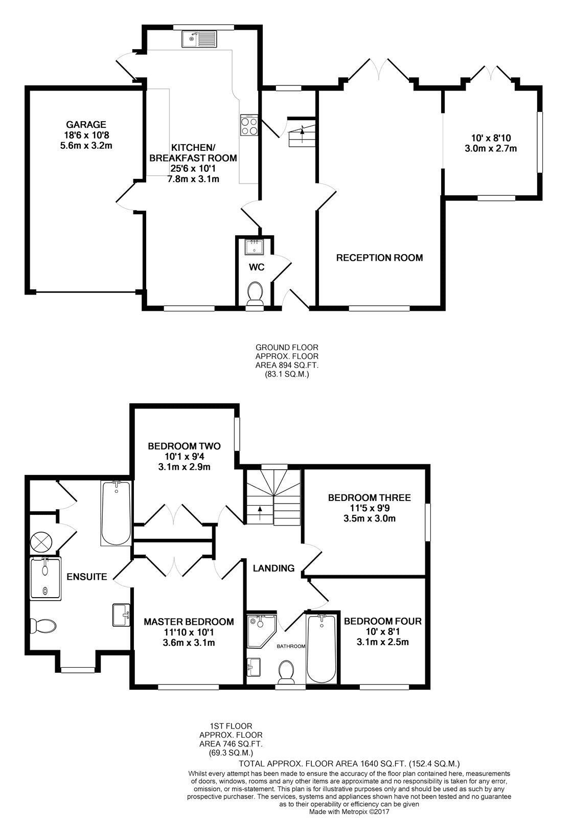 4A, Chestnut Way, Godalming floorplan