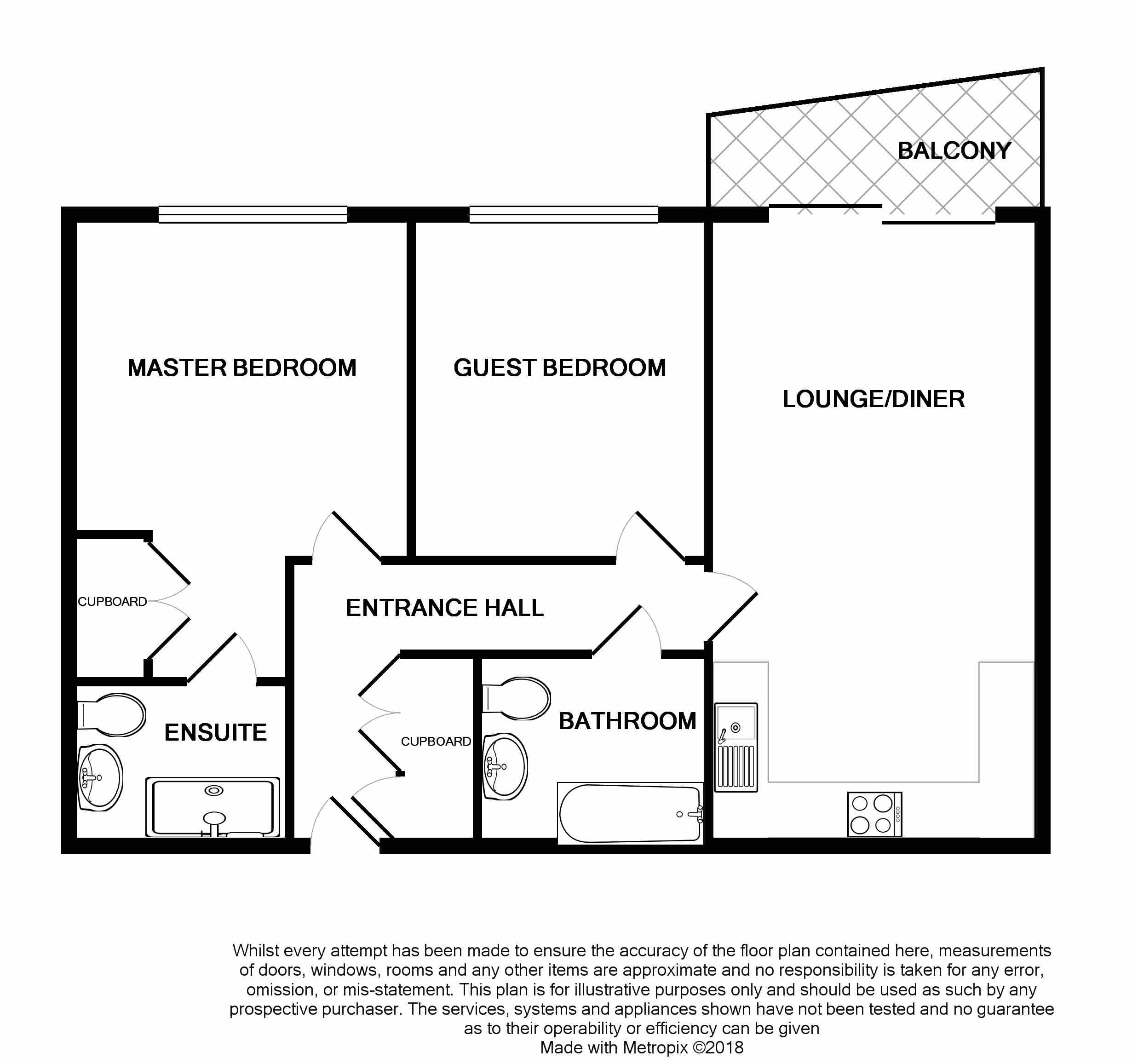 2 Bedrooms Flat to rent in Lower Charles Street, Camberley GU15