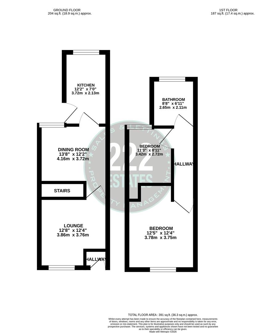38, Winifred Street, Cheshire floorplan