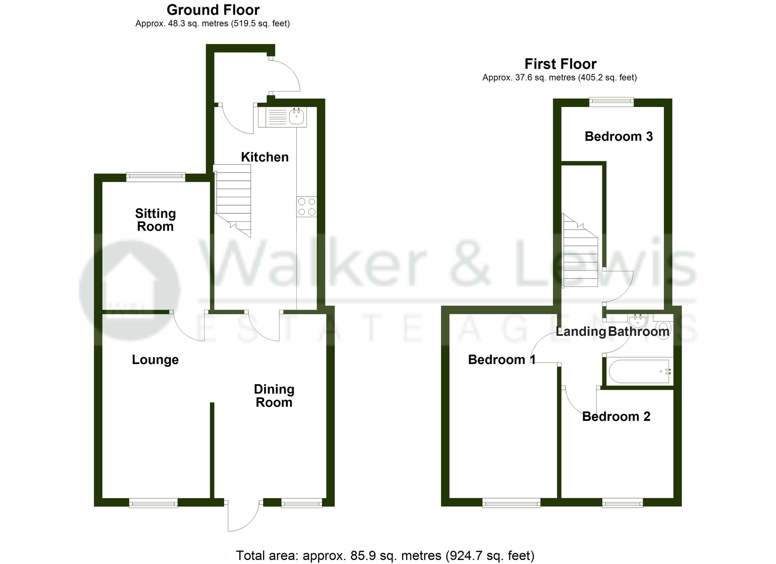 28 Russell Street, Merthyr Tydfil floorplan