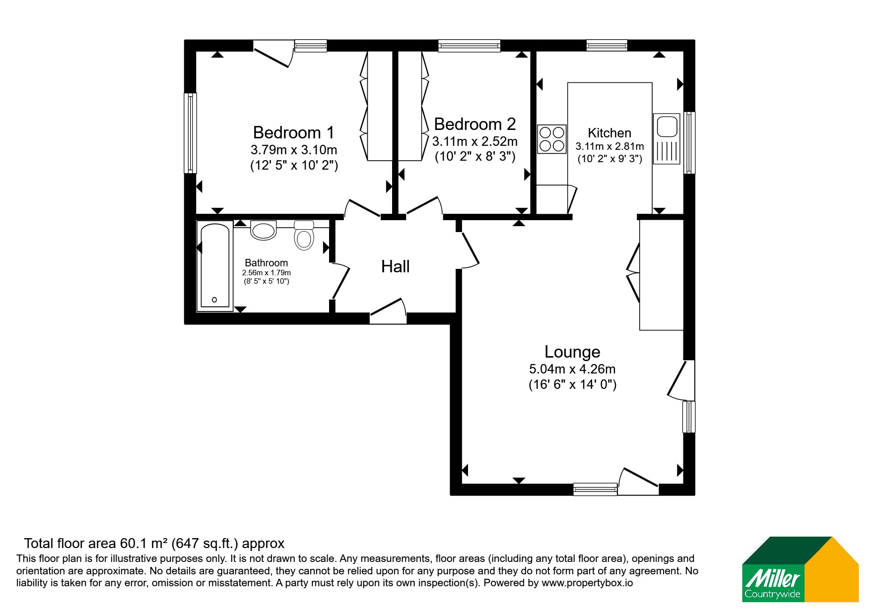 10C,, Burthy Close, St. Austell floorplan