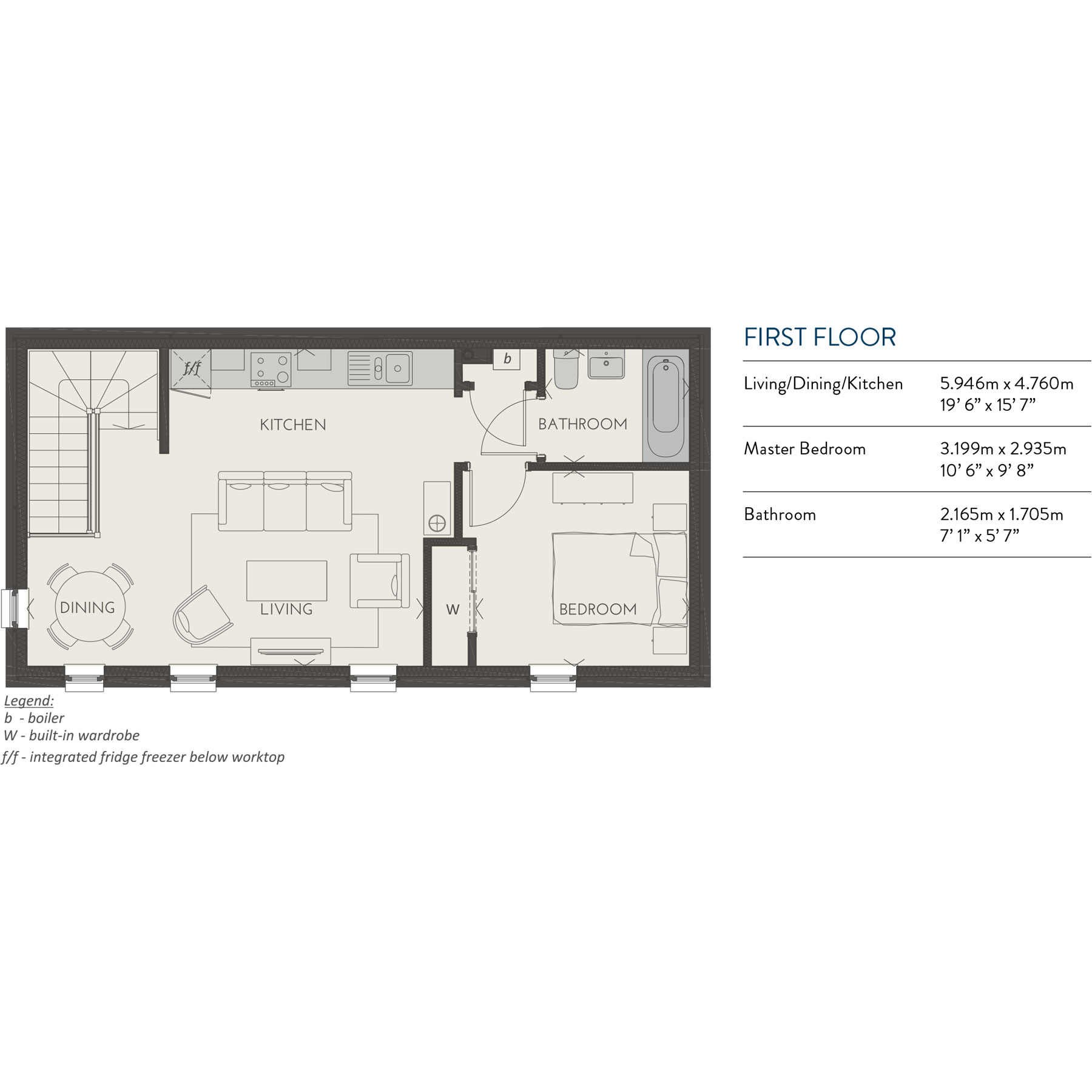 "Aberton" at Cherrytree Gardens, PA7, 1 bedroom property for sale 63819204