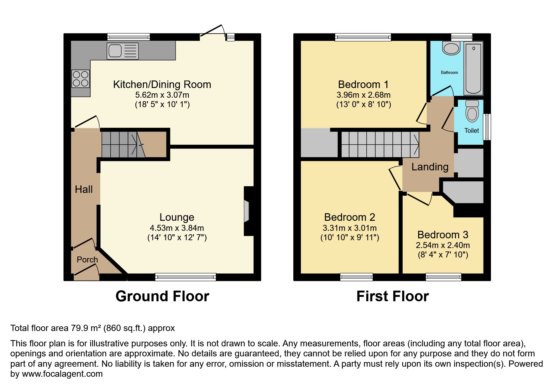7, Scot Close, Bridgwater floorplan