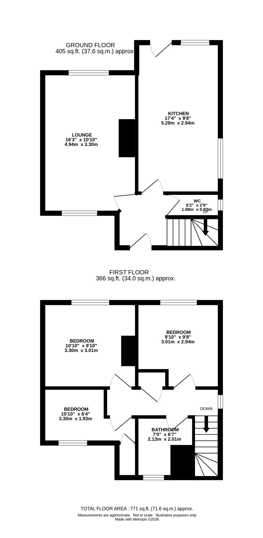 71 Wisbech Road, King's Lynn floorplan
