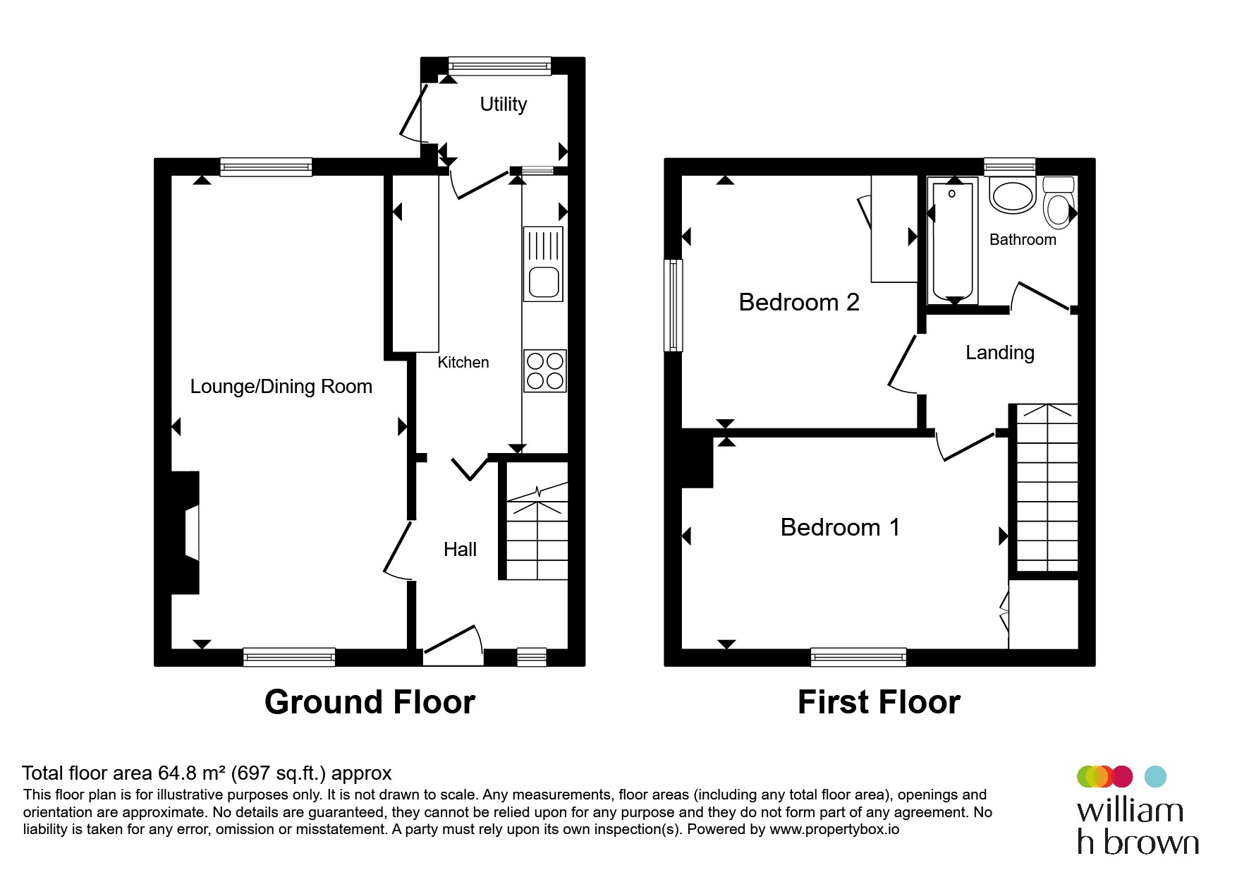 9, Grasmere Close, CASTLEFORD floorplan