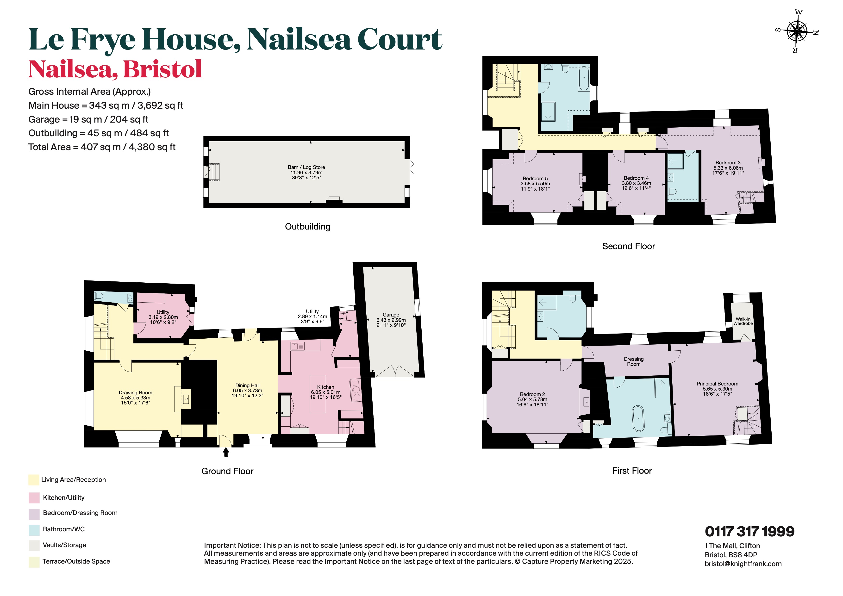 Le Frye House, Bristol floorplan