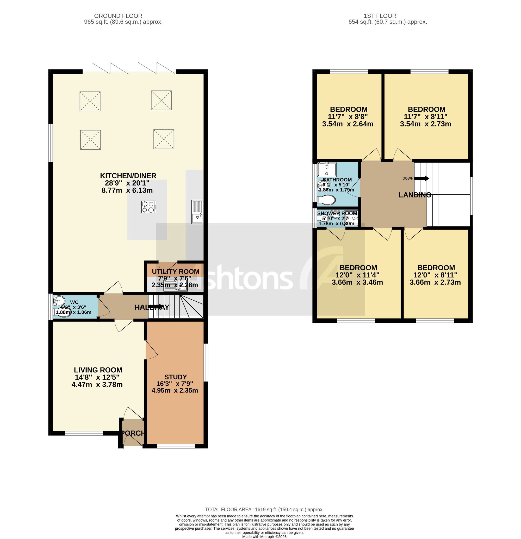 14 Mill Lane, Warrington floorplan