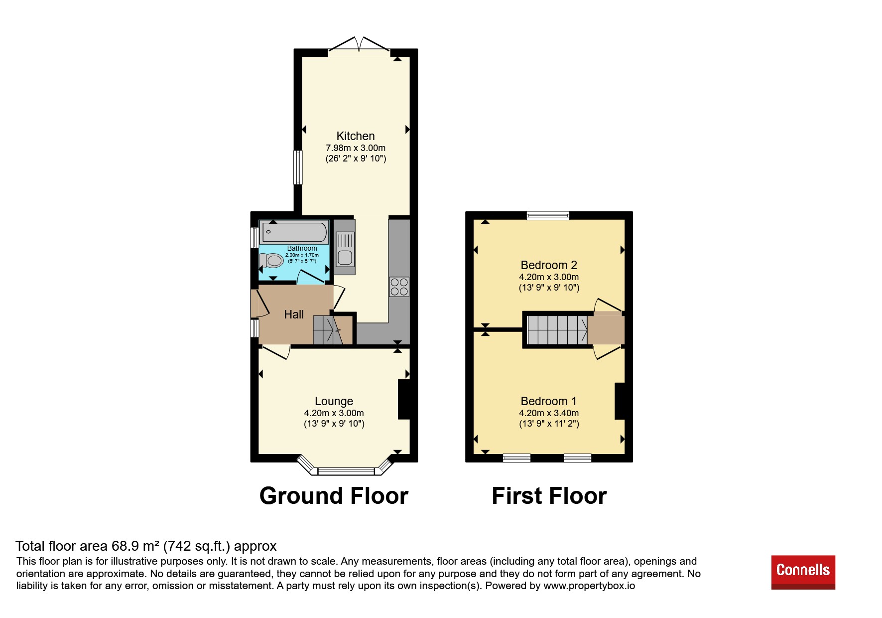 47, Roman Road, Luton floorplan