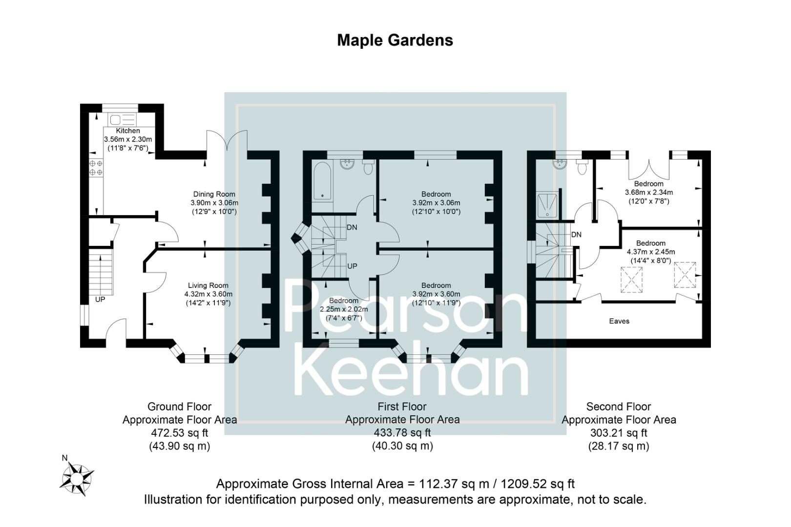 18, Maple Gardens, Hove floorplan