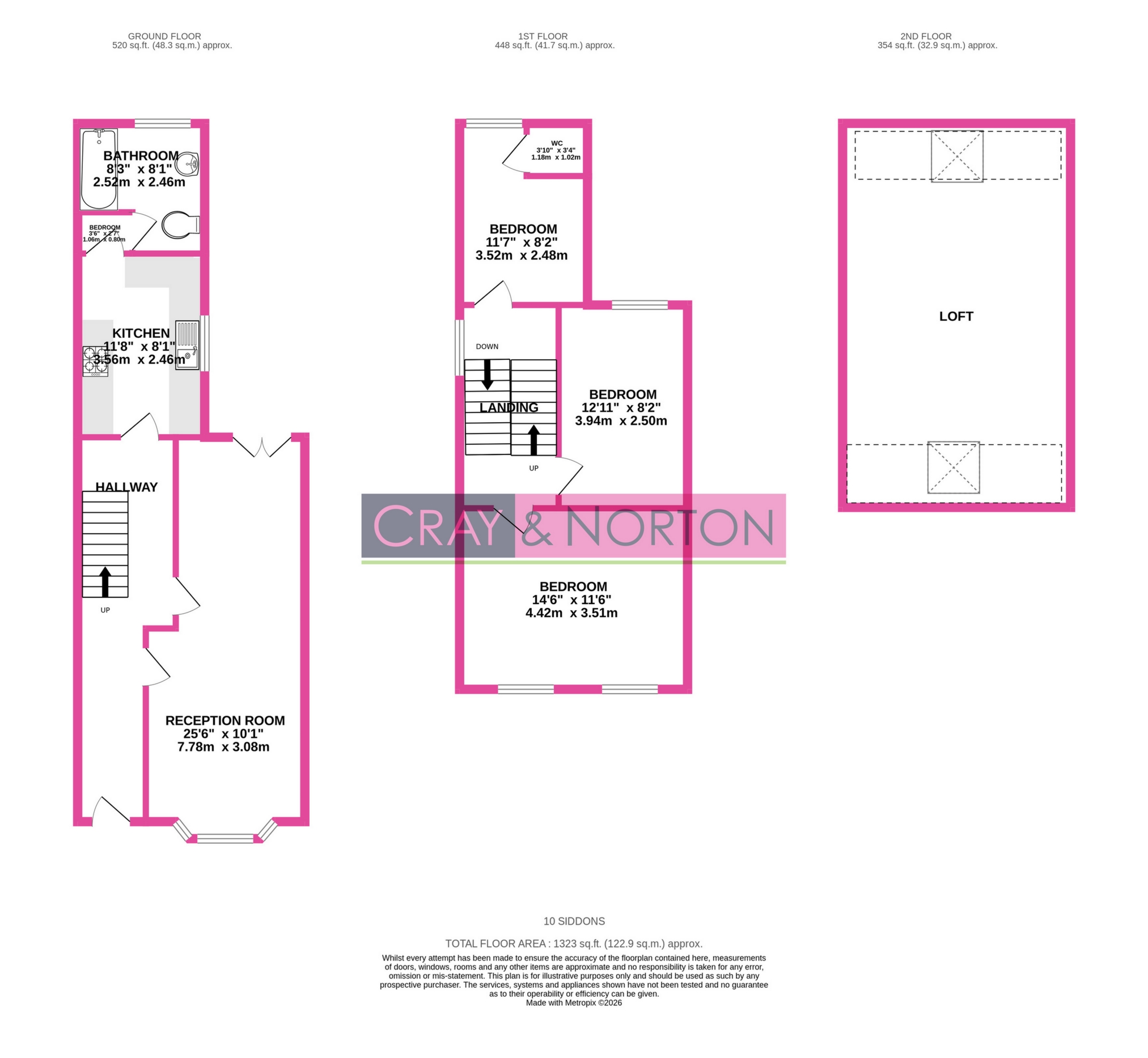 Siddons Road, Croydon floorplan