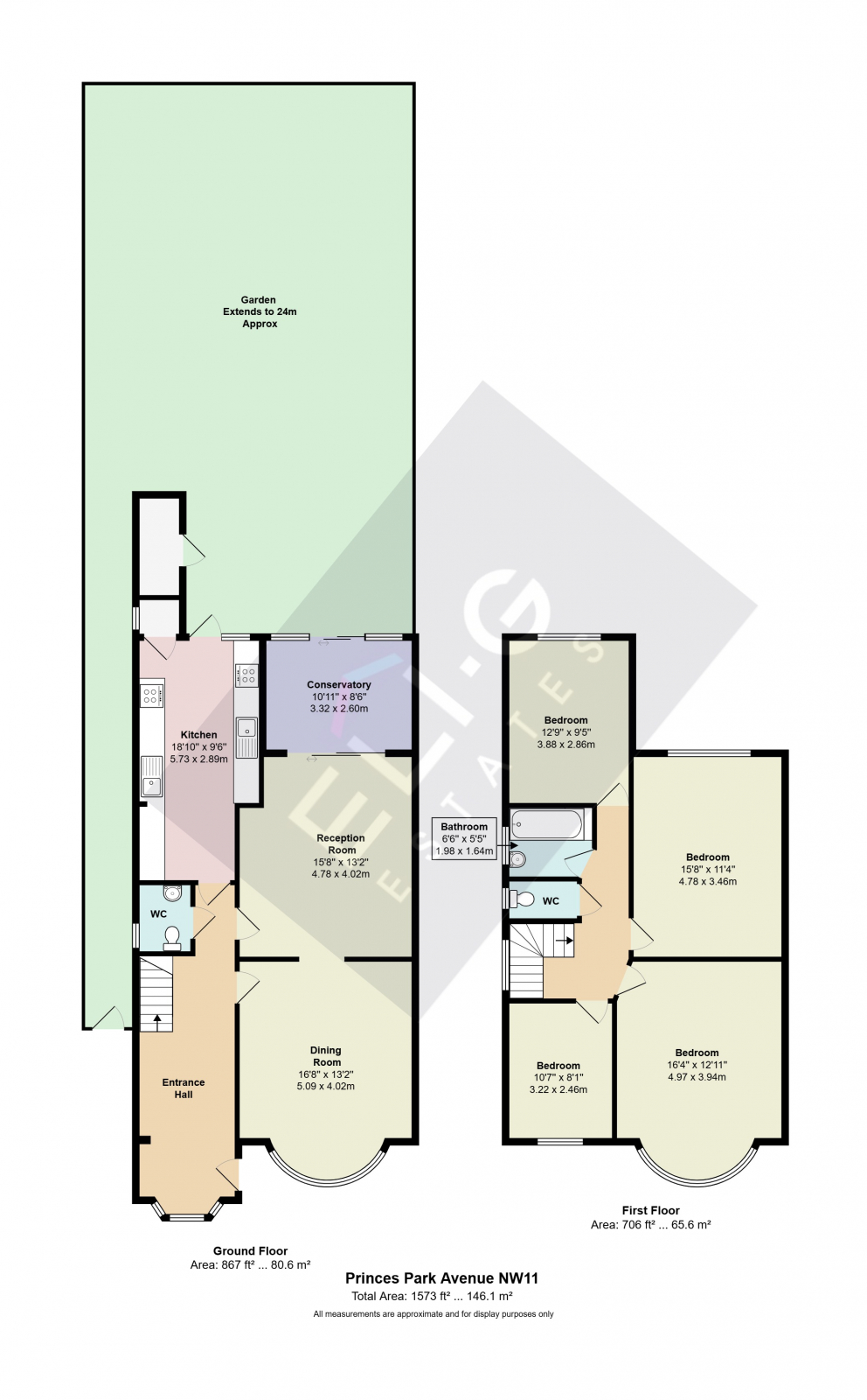 37 Princes Park Avenue, London floorplan