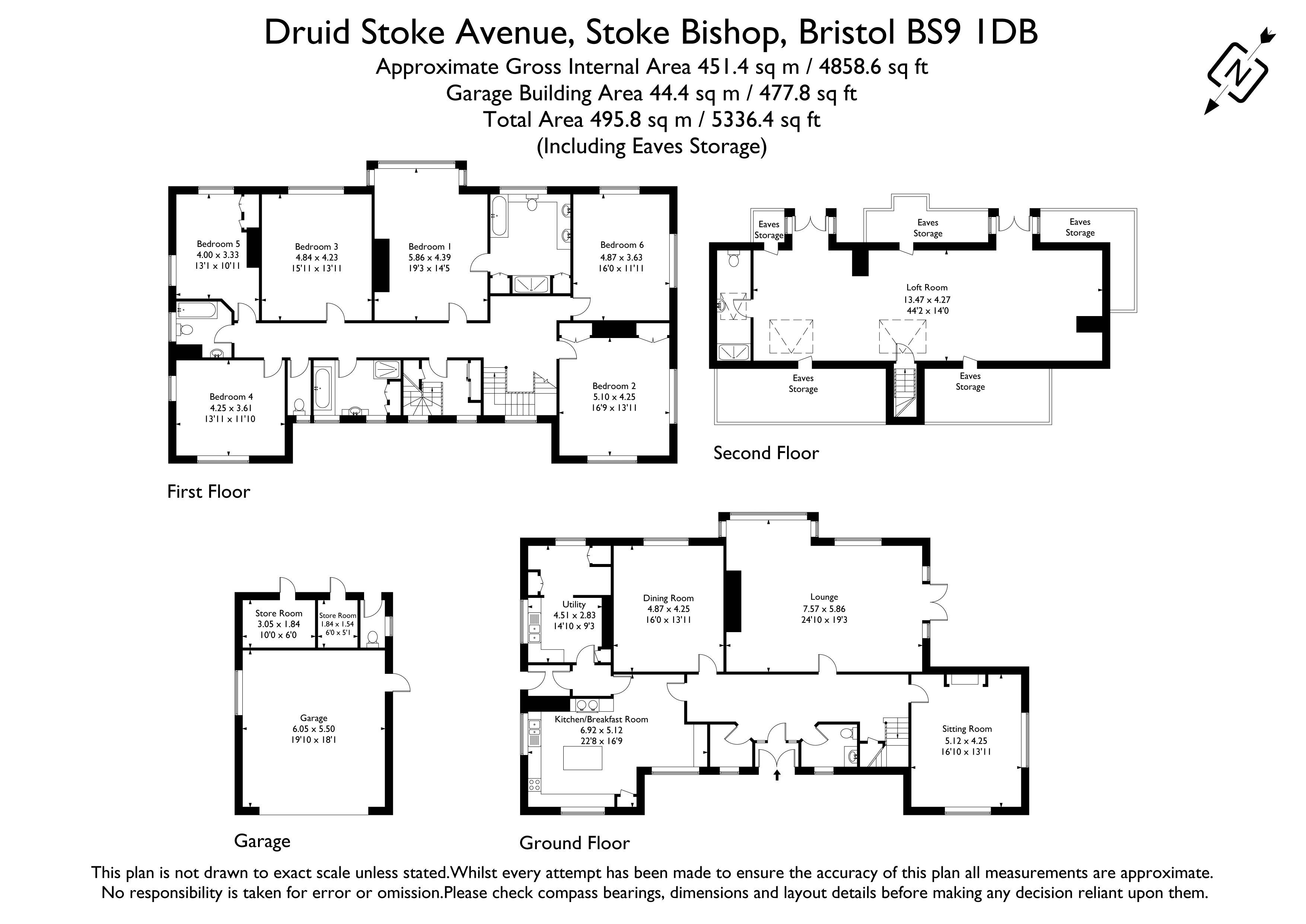 17a, Druid Stoke Avenue, Bristol floorplan