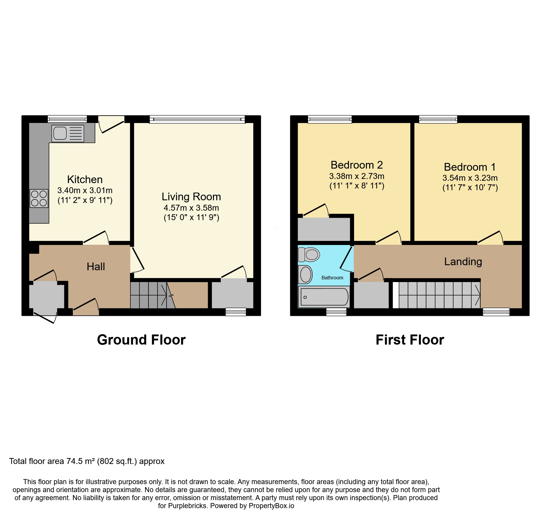 84, Braidwood Place, Paisley floorplan