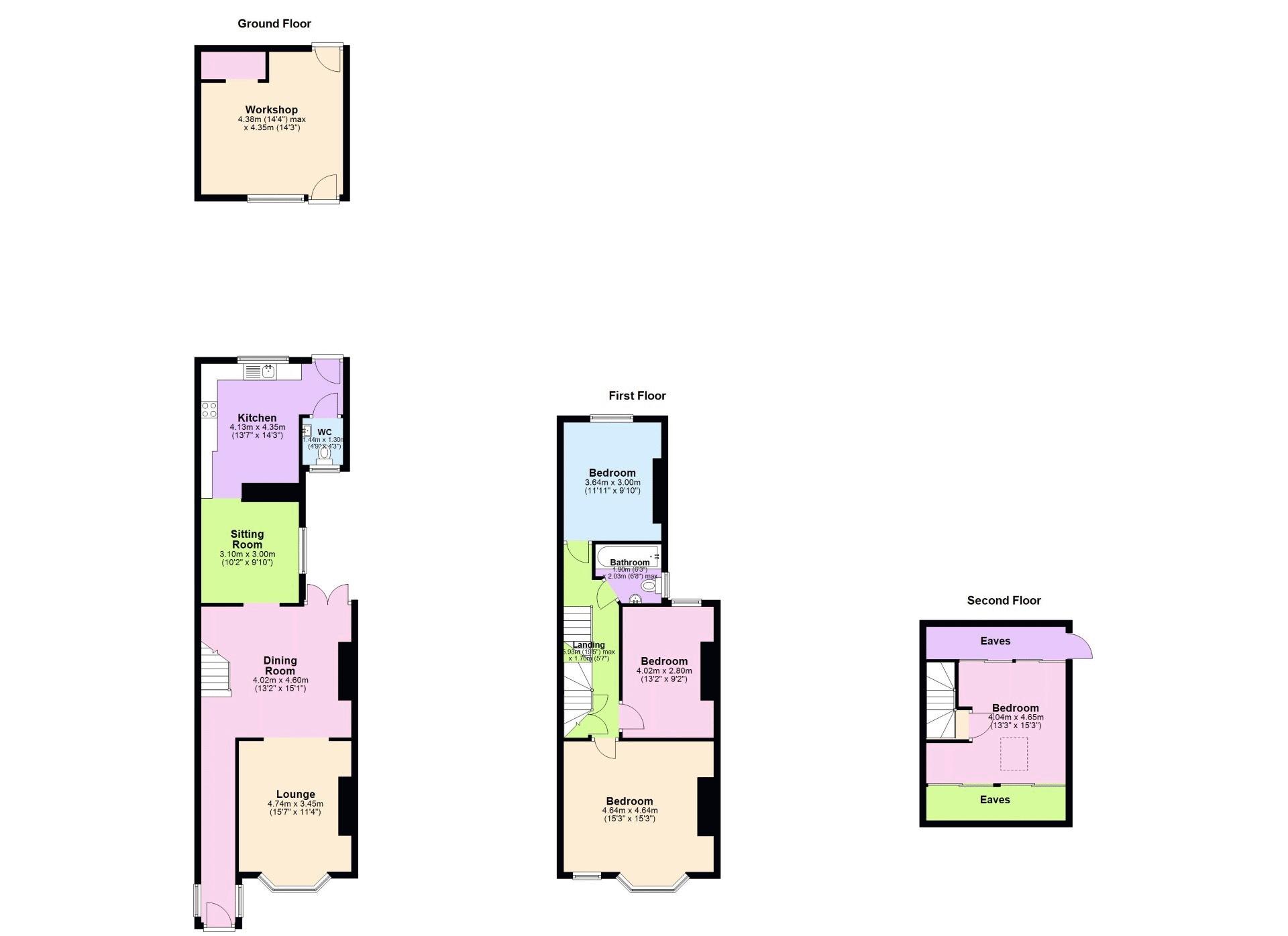 78, Risca Road, Newport floorplan