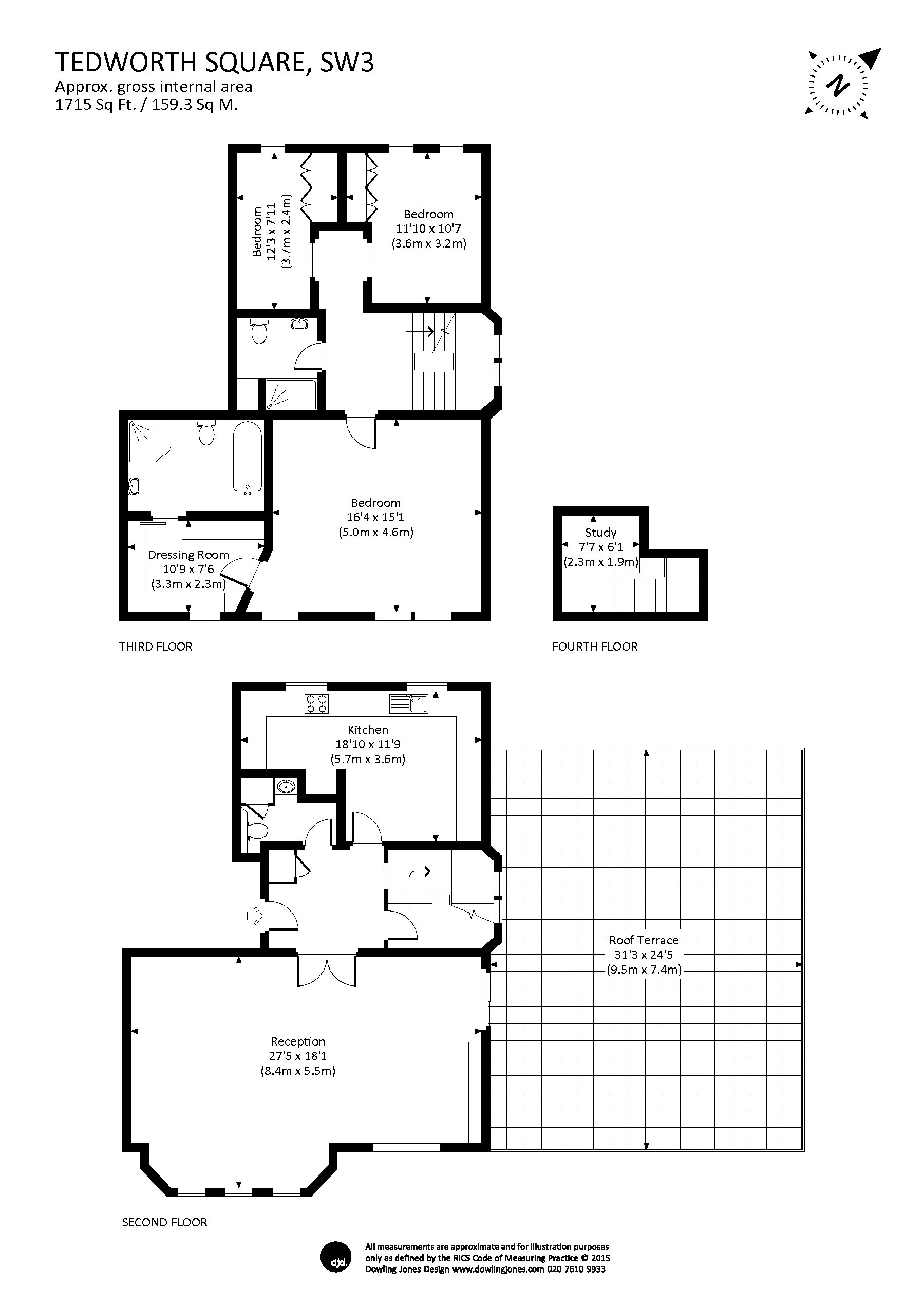 3 Bedrooms Flat to rent in Tedworth Square, Chelsea SW3