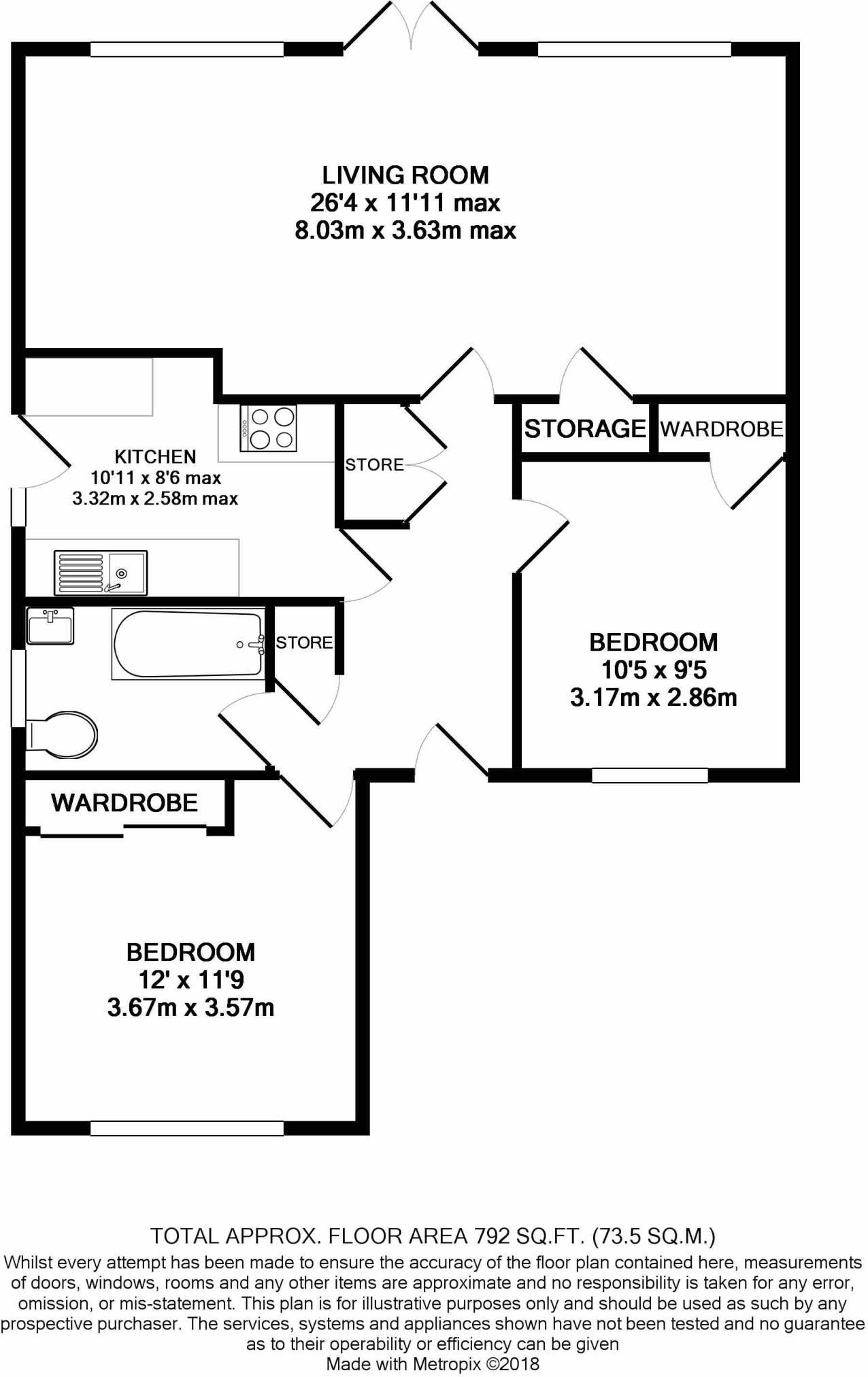 2 Bedrooms Bungalow to rent in Farm Lane, Send, Woking, Surrey GU23