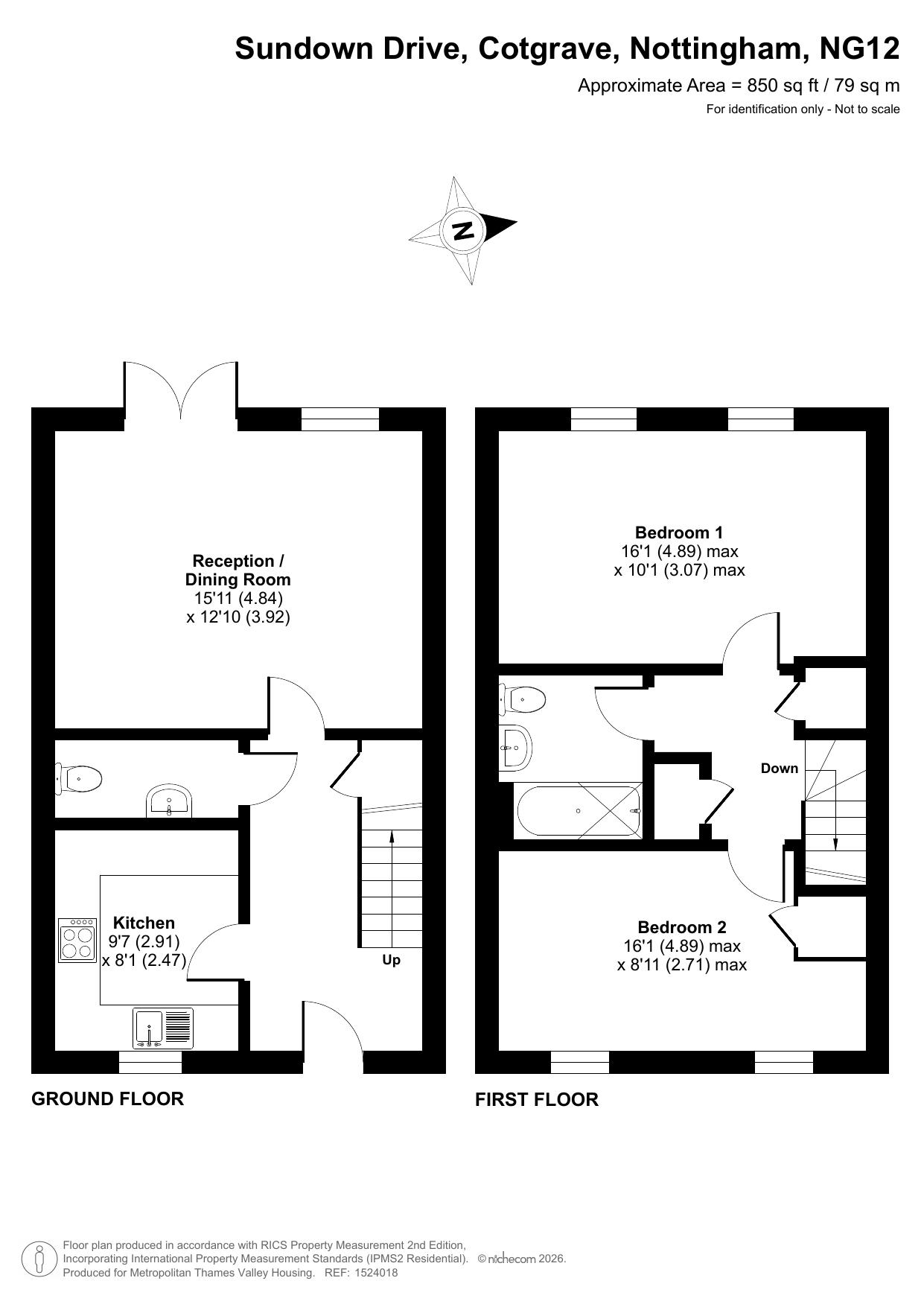 Sundown Drive,, Nottingham floorplan