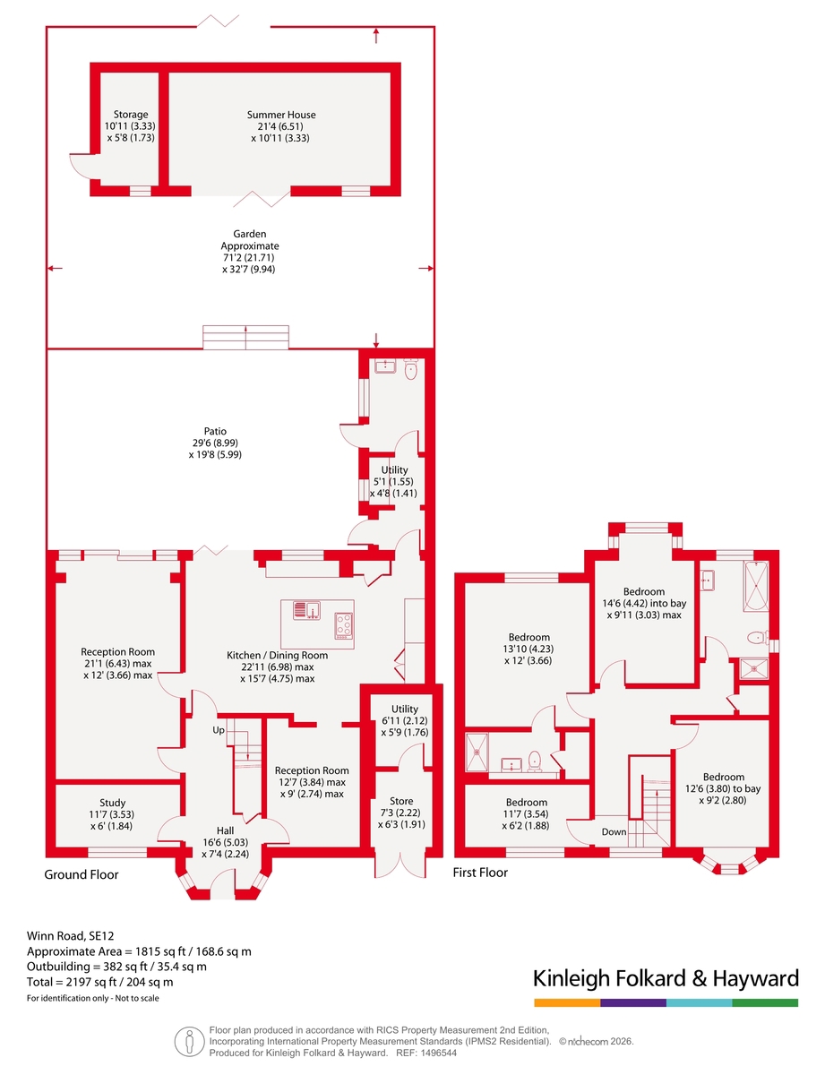 64, Winn Road, London floorplan