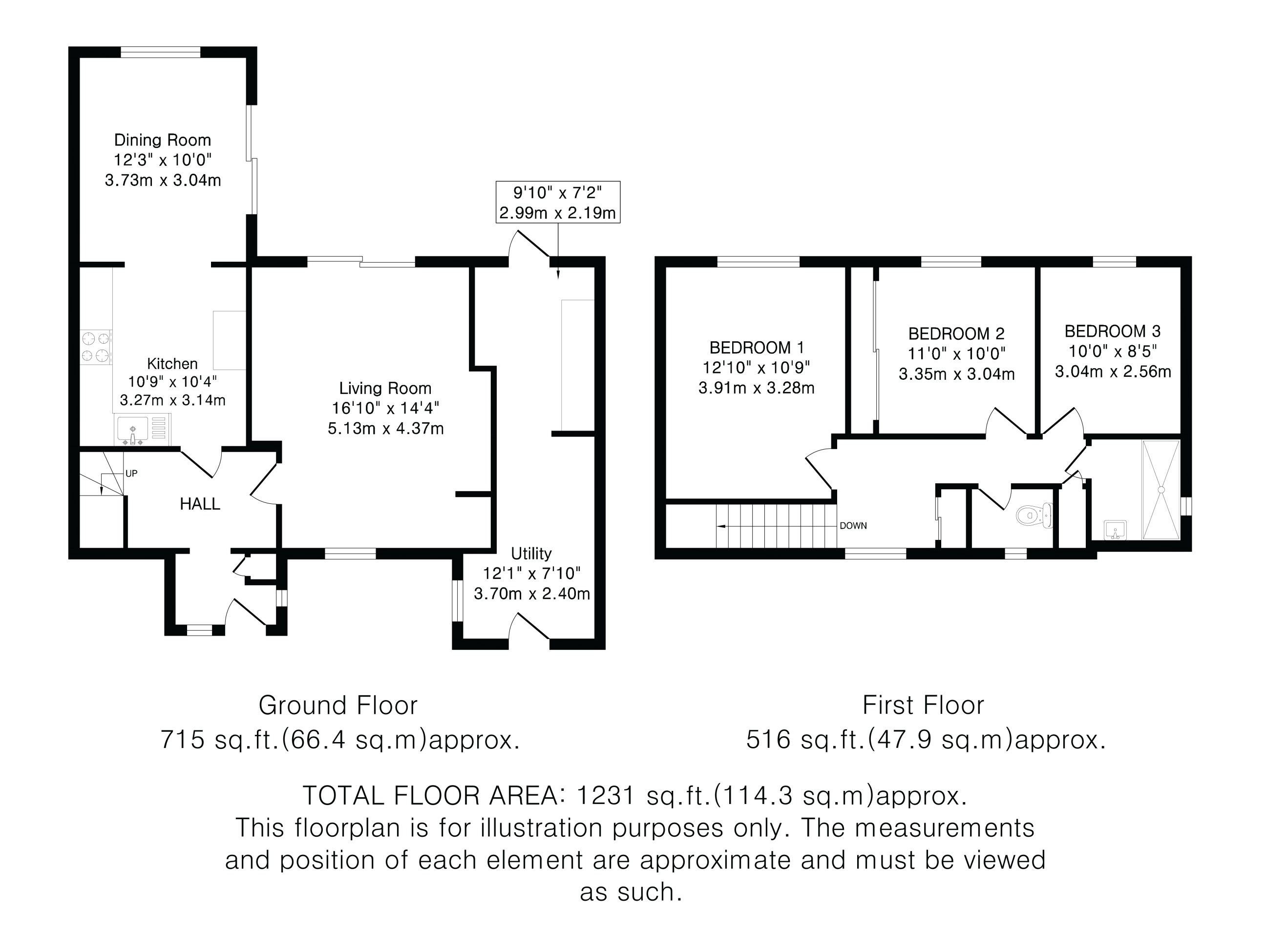41, Abbots Avenue West, St Albans floorplan