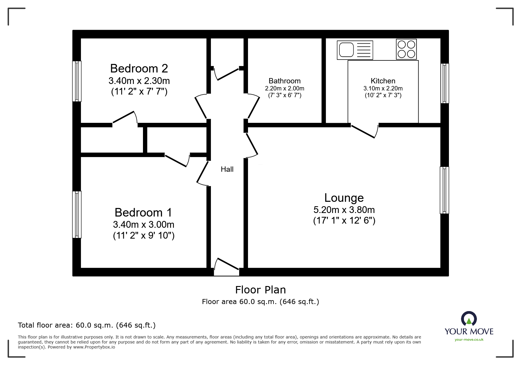 Regency Square, East Sussex floorplan