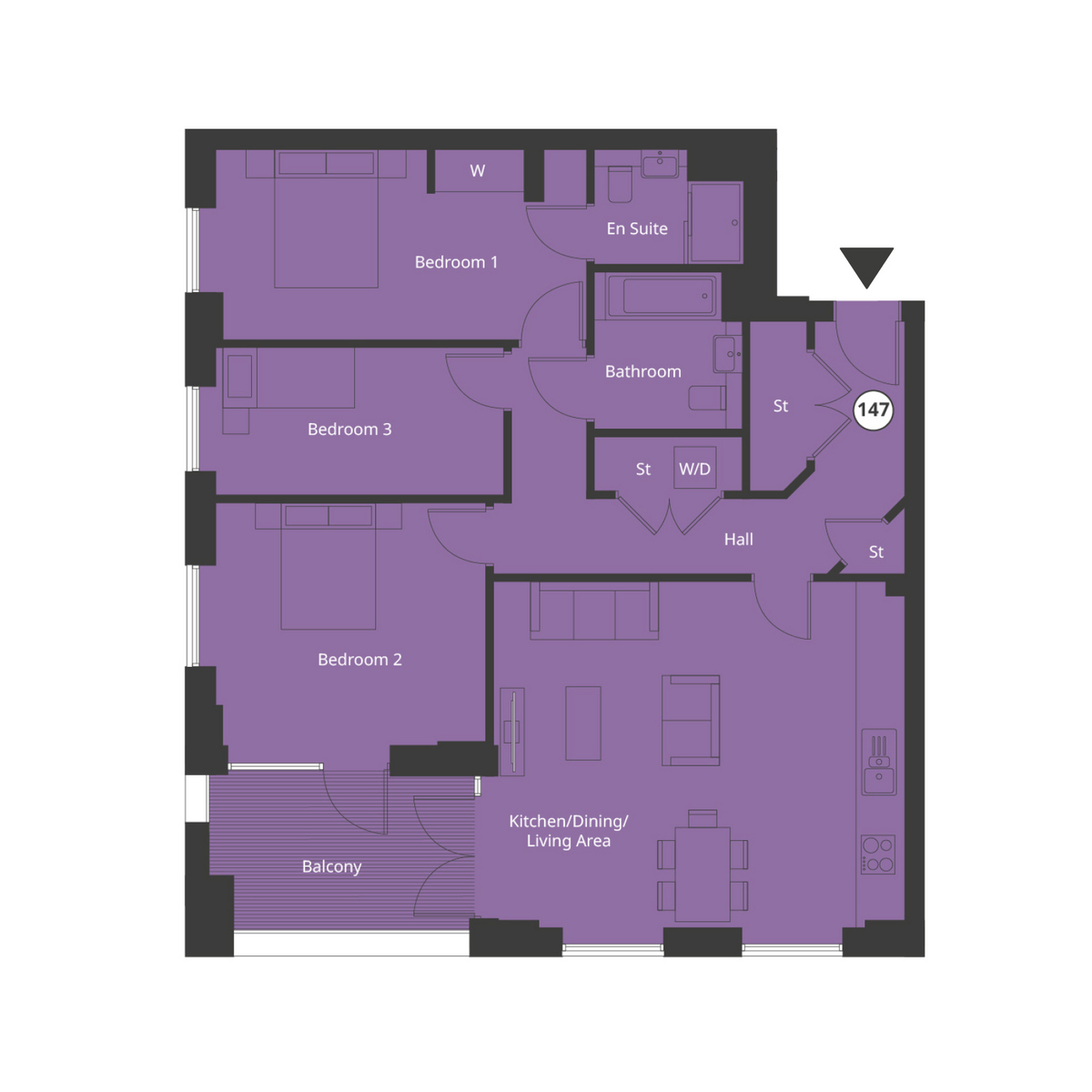 Bendon Valley, Garratt Lane, London floorplan