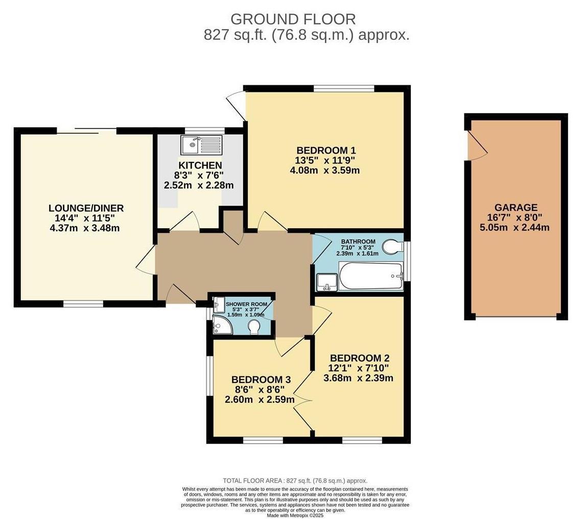 16, Ness Road, Burwell floorplan
