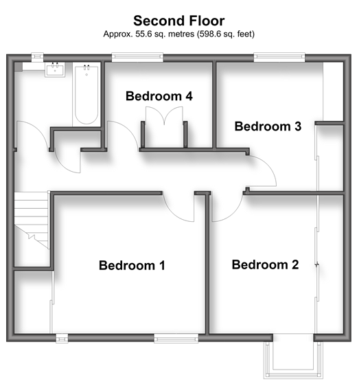 Park Hill Road, Croydon floorplan
