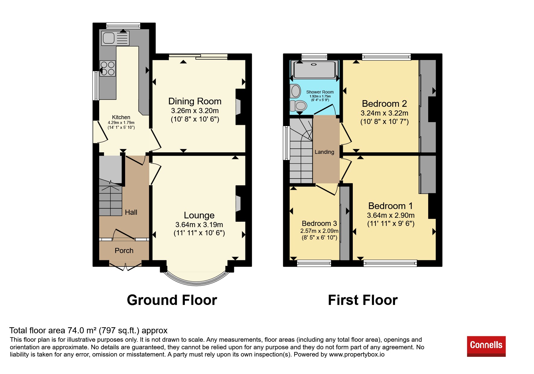187, Blaby Road, Leicester floorplan