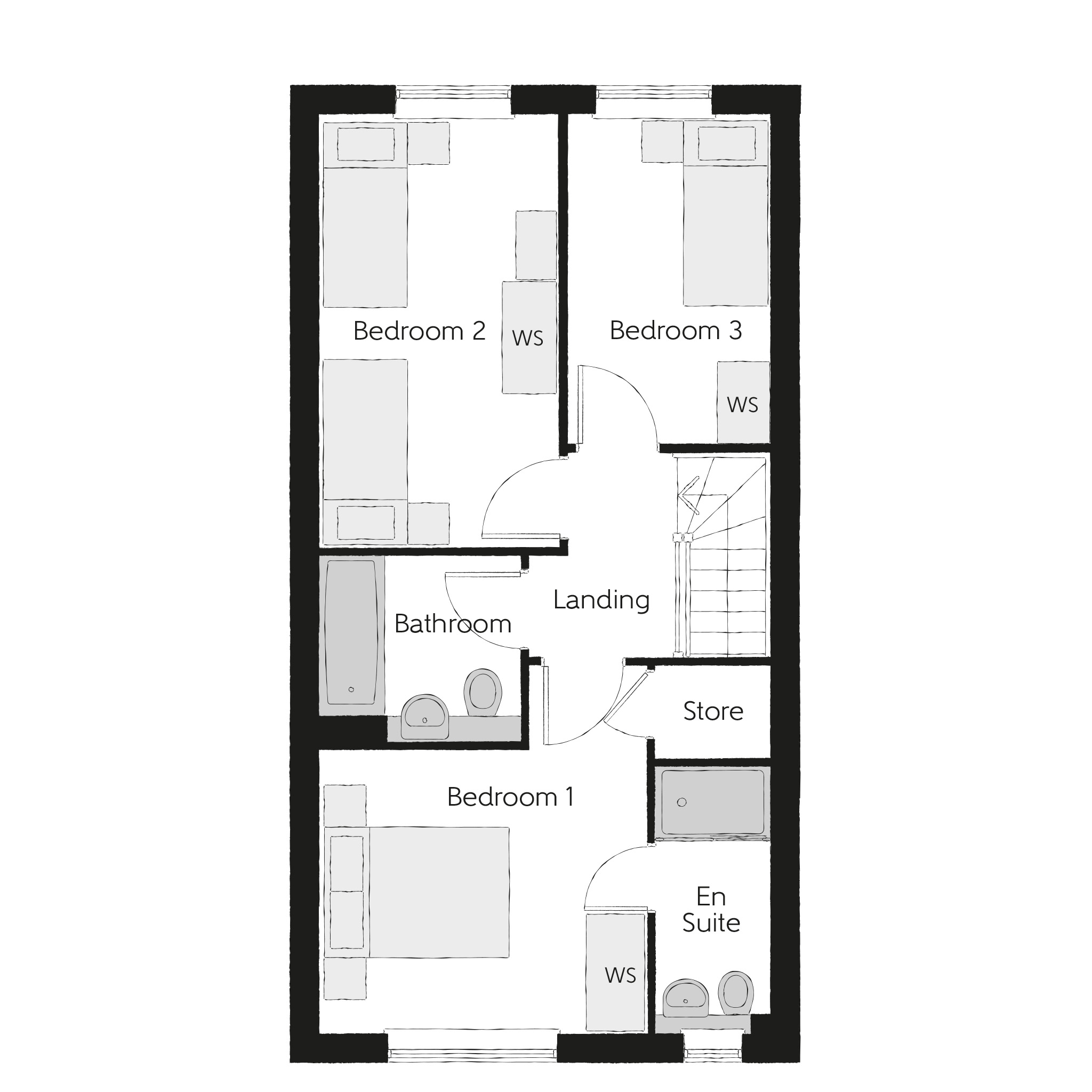 318, Huntsgrove, Gloucester floorplan