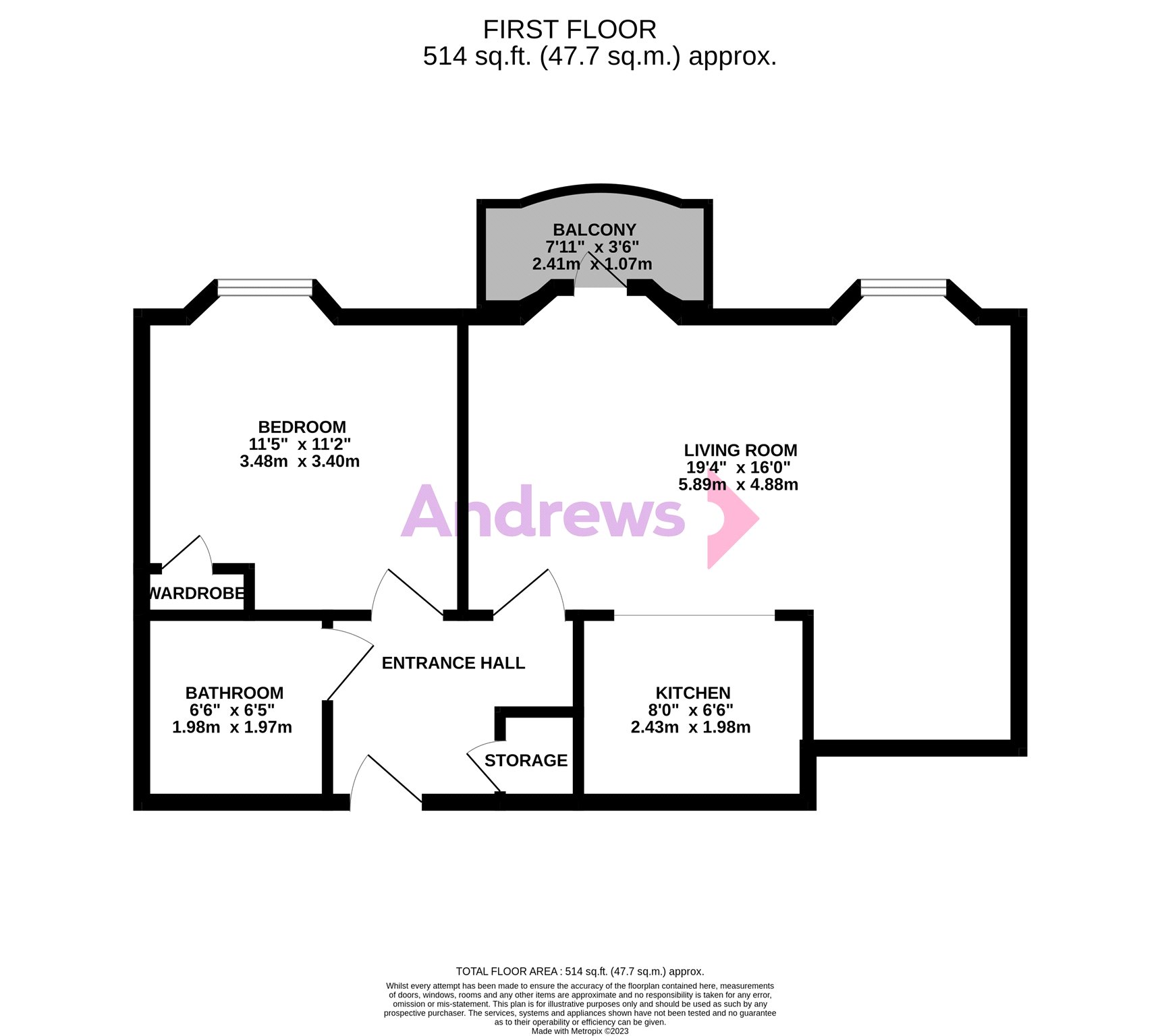 Flat 10, St Peters Place,, Lower Bristol Road, Somerset floorplan