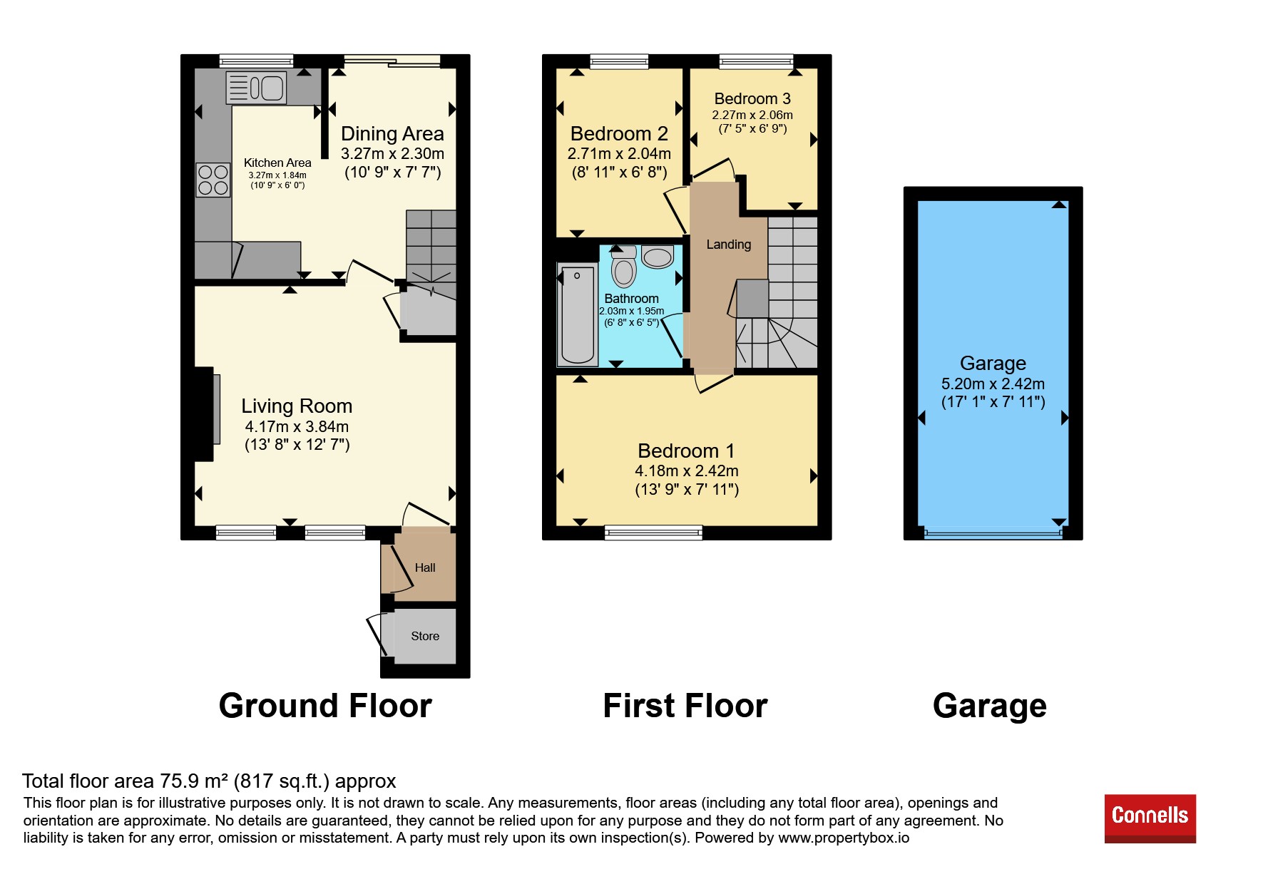 62, Chase Hill Road, Arlesey floorplan