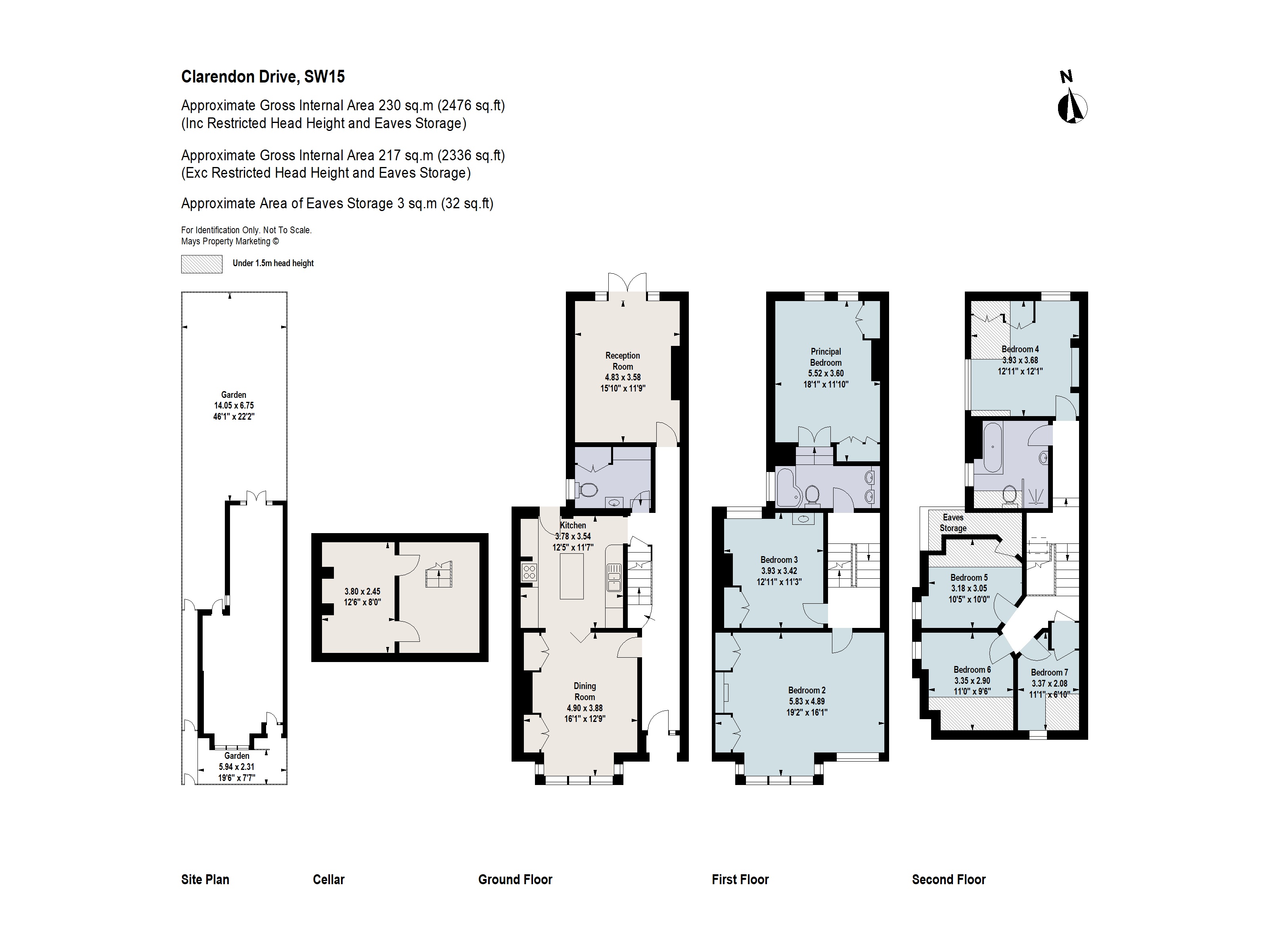 64, Clarendon Drive, London floorplan