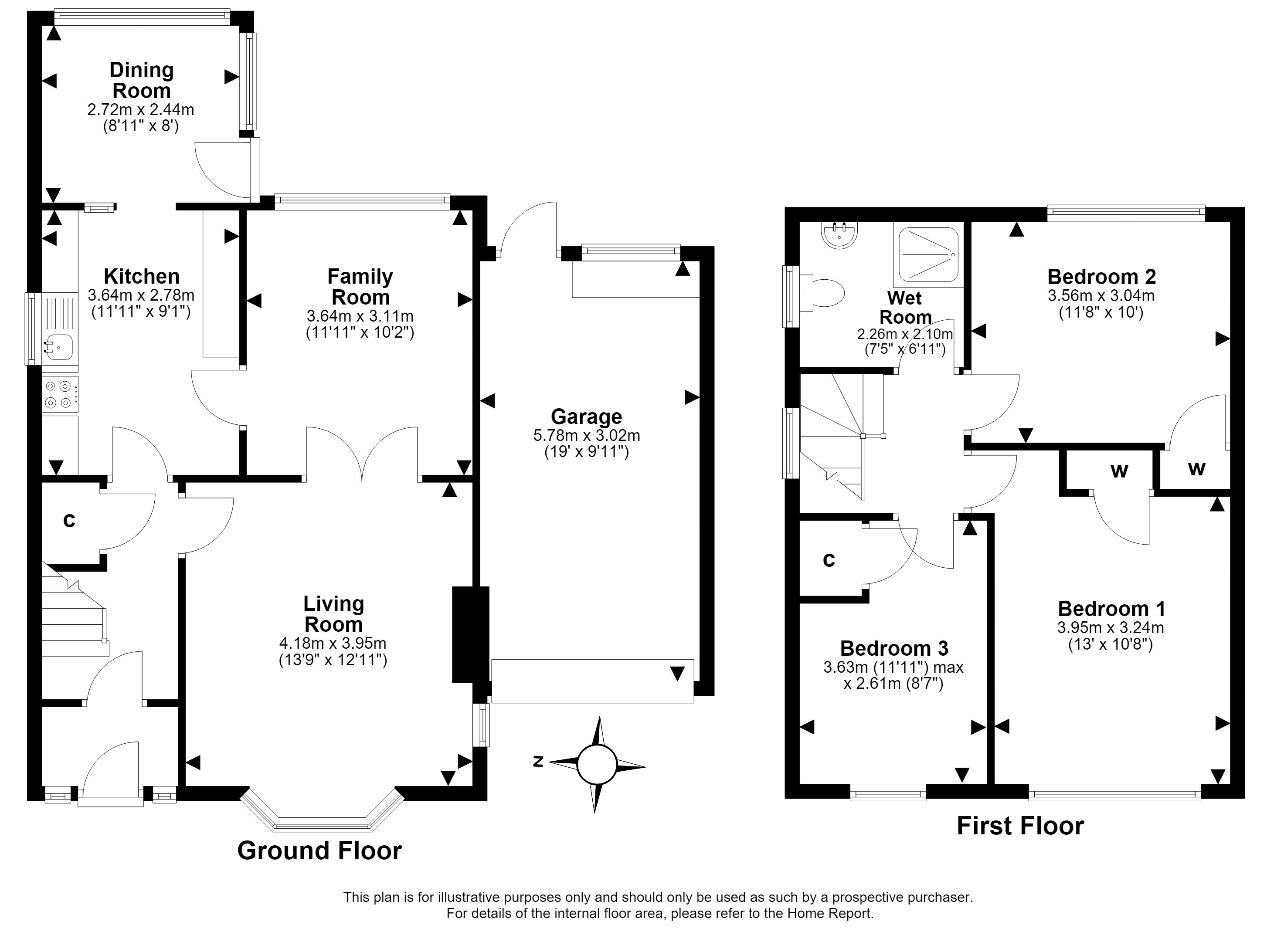 8, Swanston Place, Edinburgh floorplan