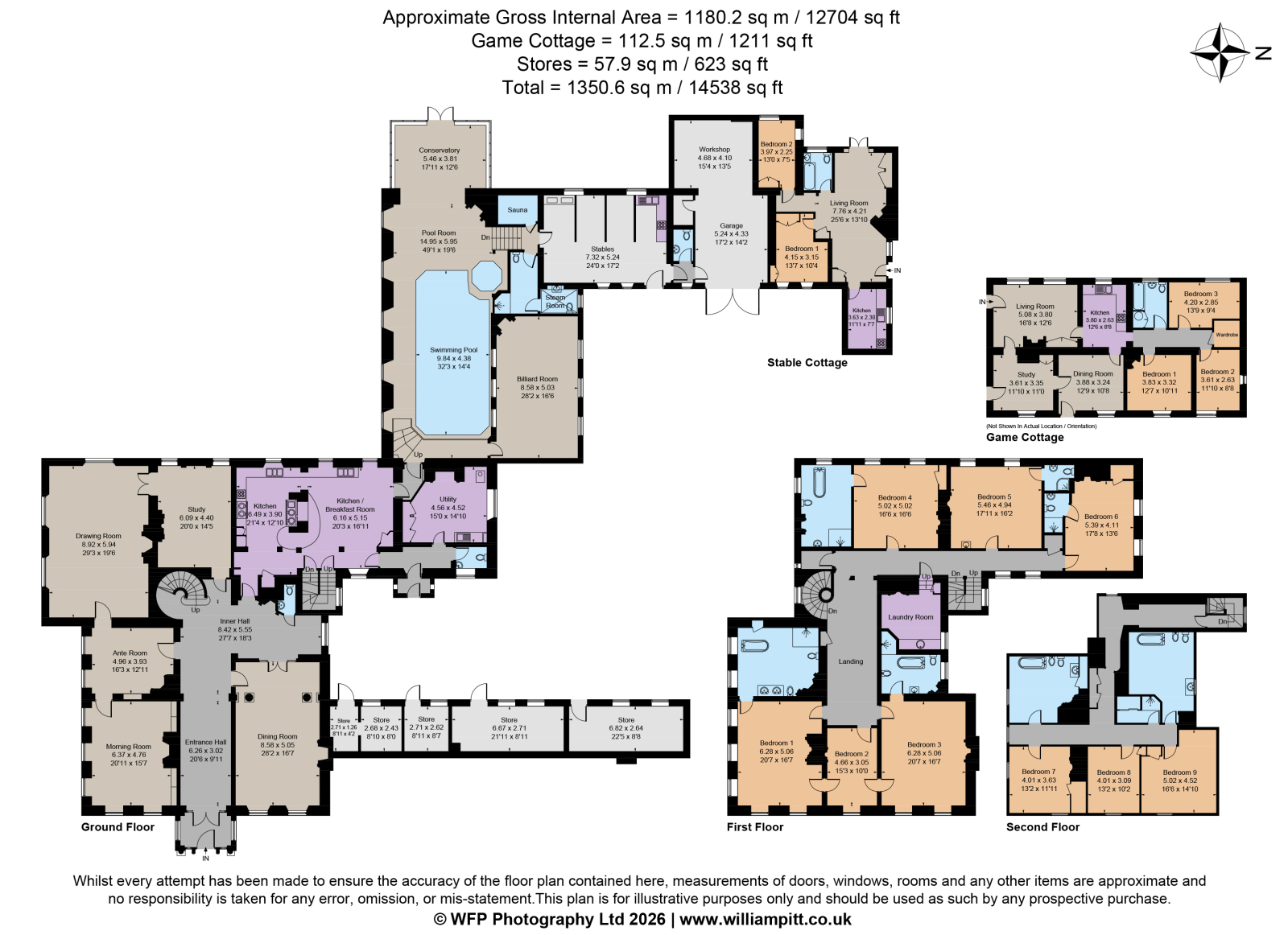 Great Hockham Hall,, Great Hockham, Norfolk floorplan