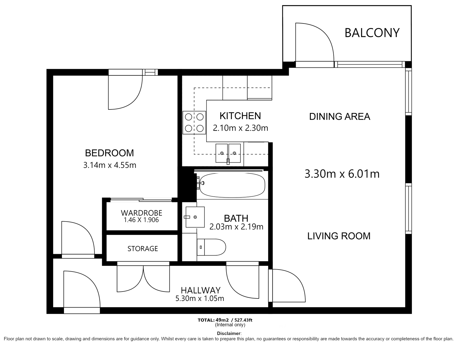 Flat 27, Warmsley Apartments,3 Haverley Street, London floorplan