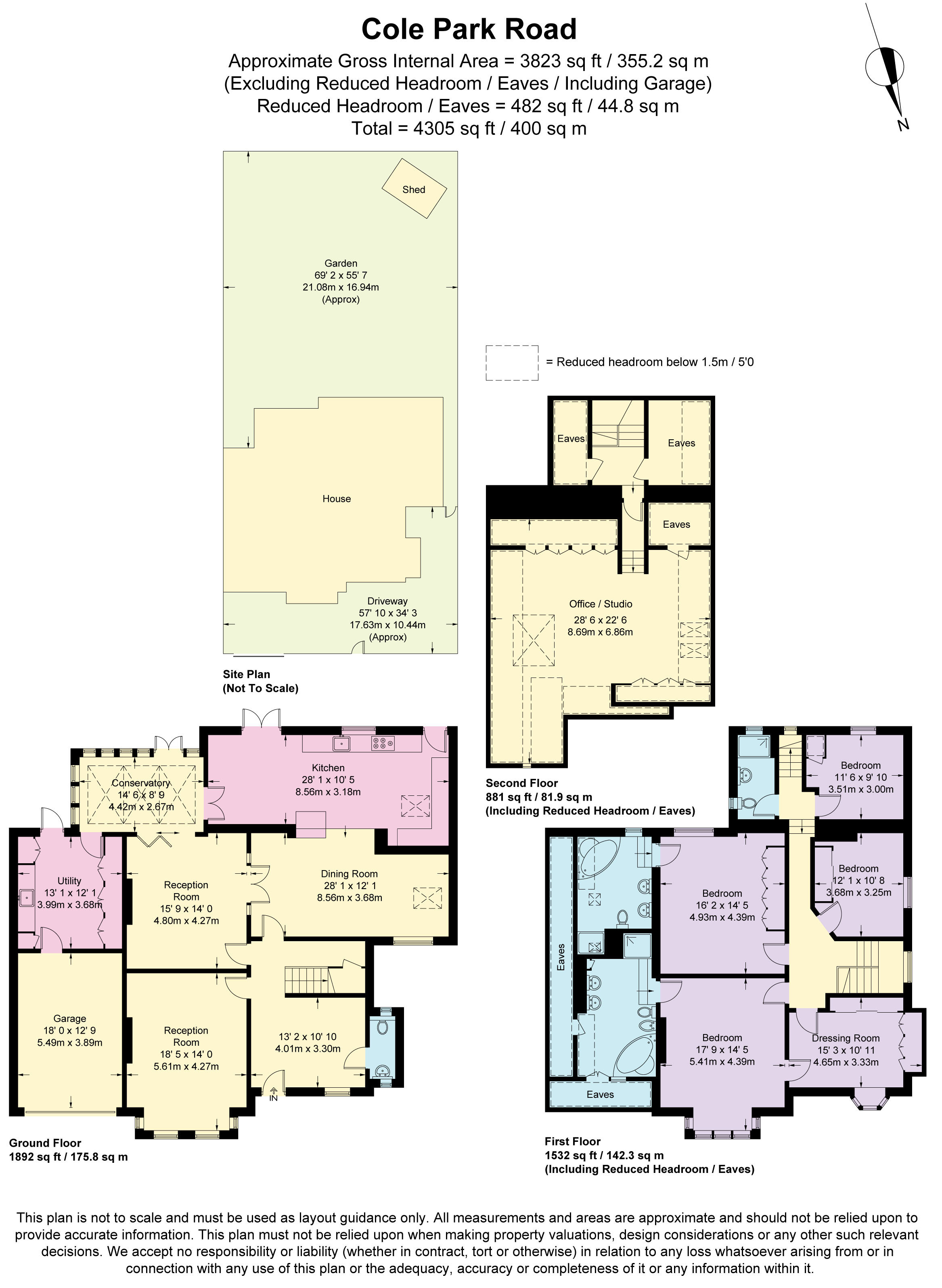 Cole Park Road, Twickenham TW1, 6 bedroom detached house for sale